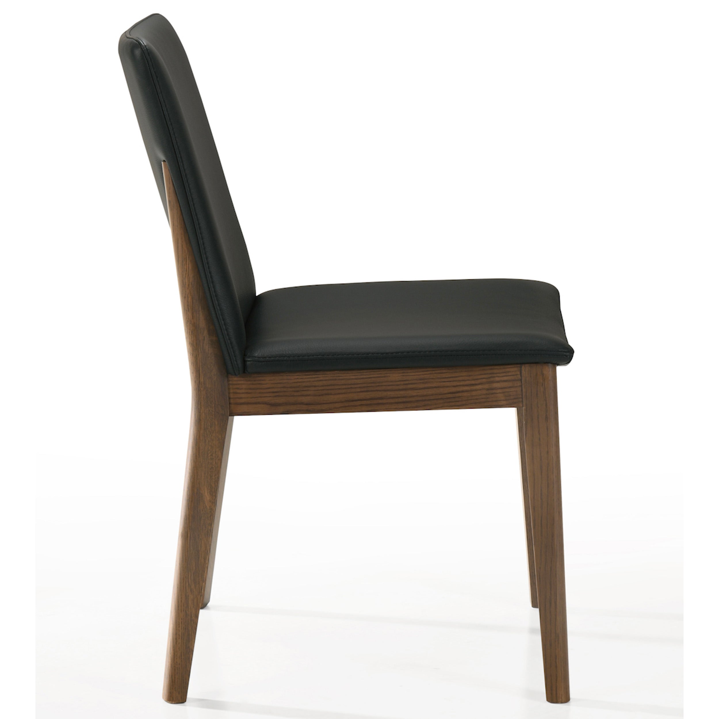 Noah 1724Q Dining Chair, Black, Set of 2