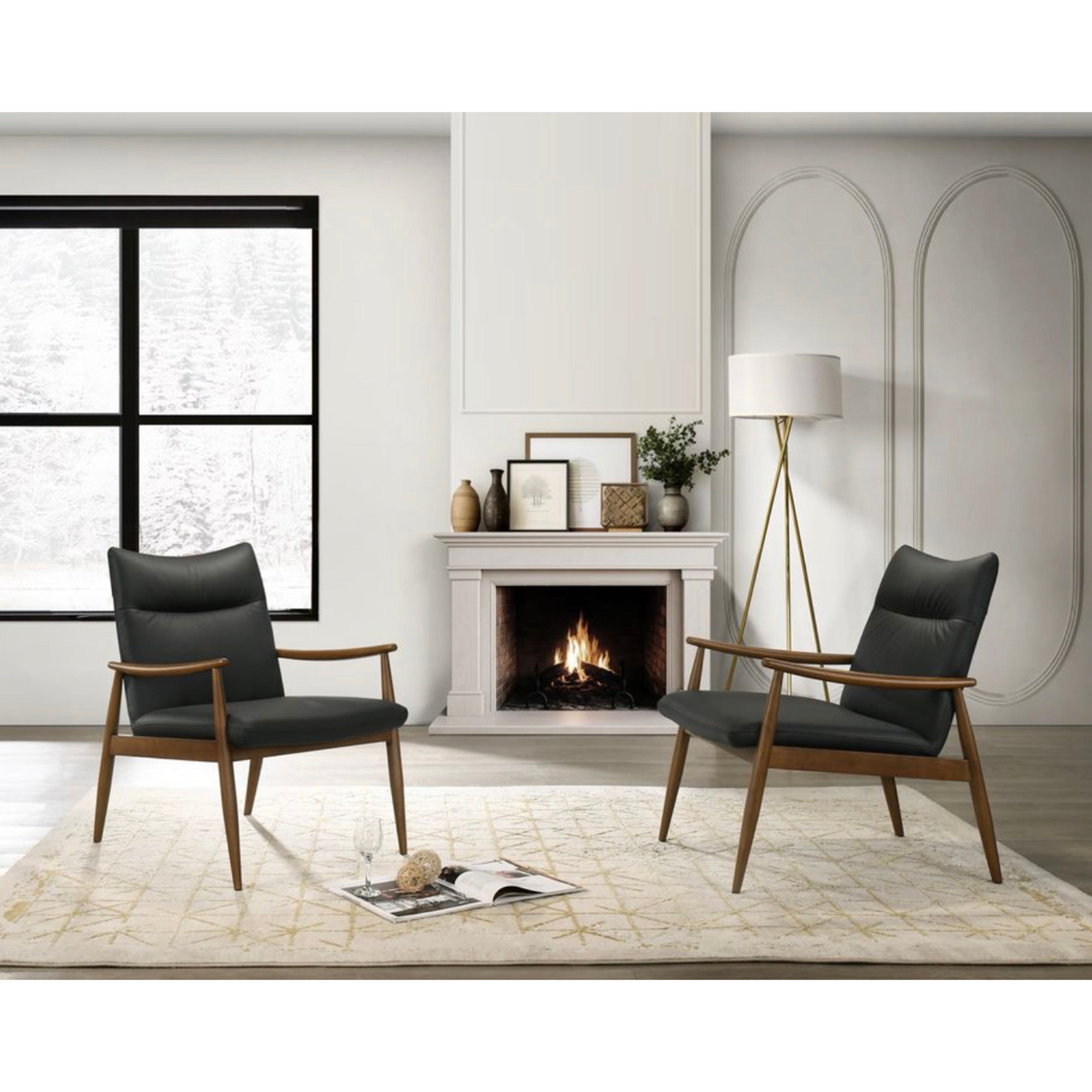 Frida 1781L Occasional Chair, Black