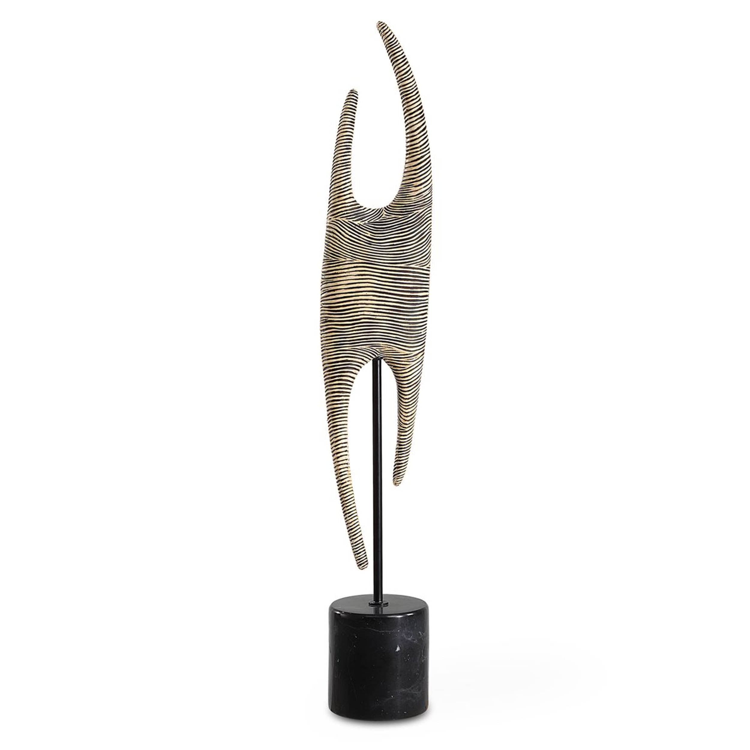 Pochette Sculpture, Black Statement Home Furniture Piece