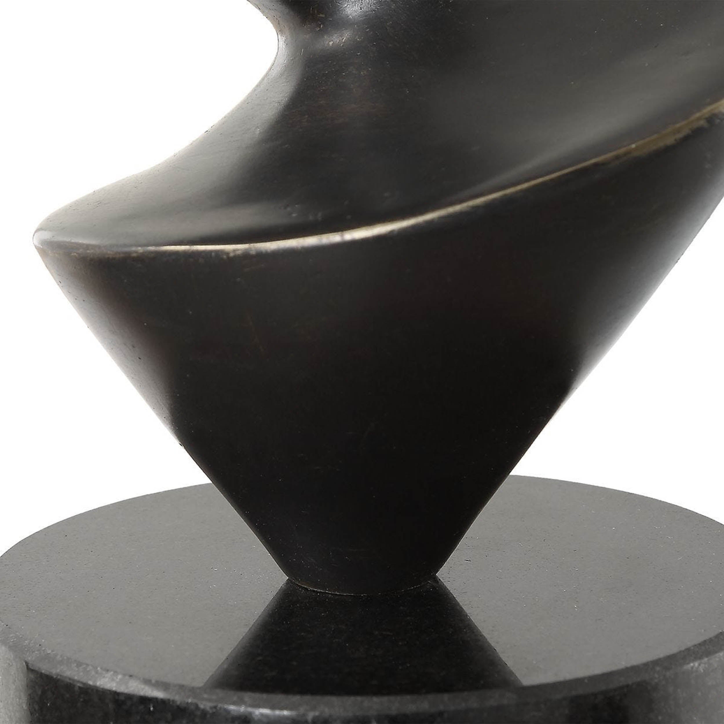All Twisted Sculpture, Black