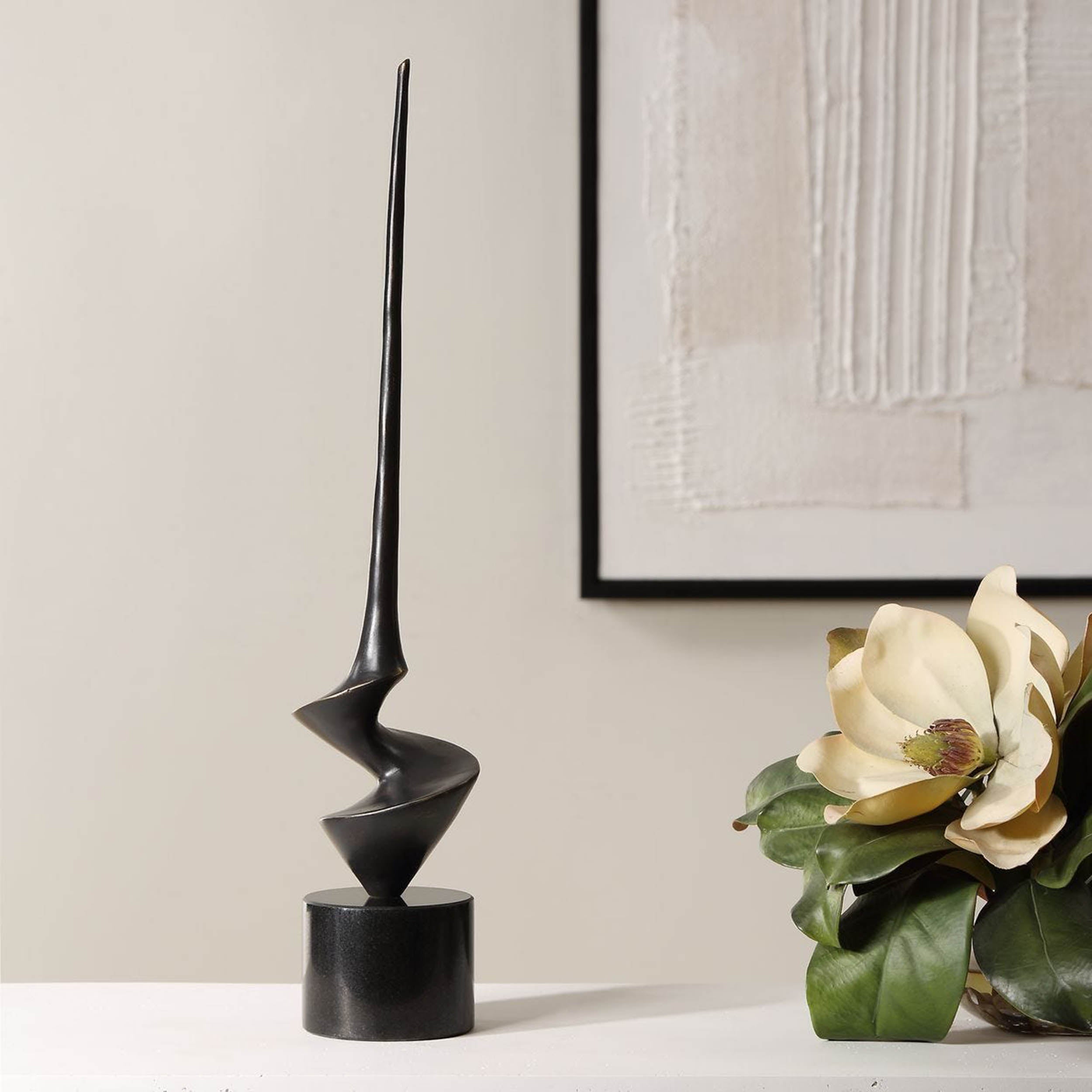 All Twisted Sculpture, Black
