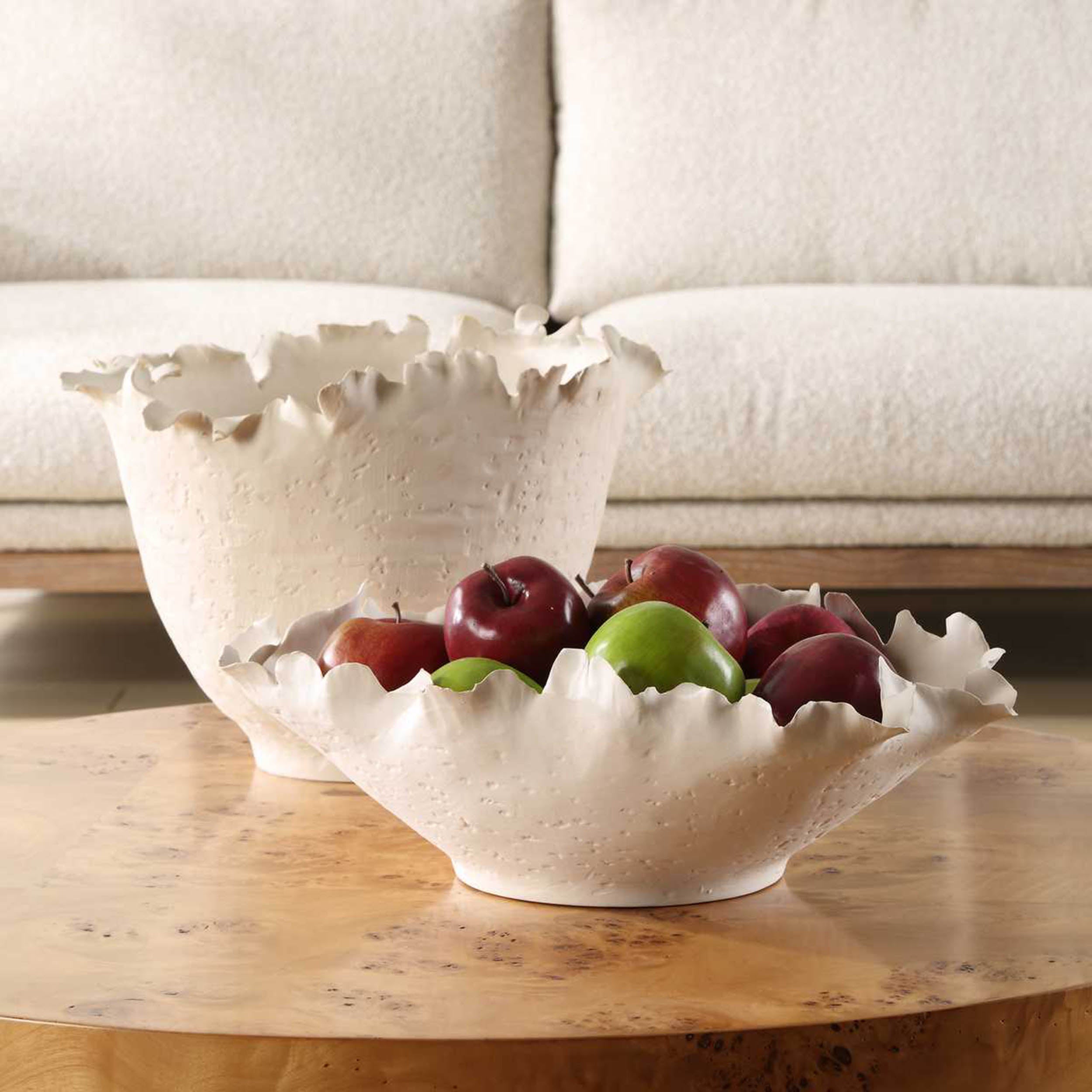 Blossom Bowl Short, White