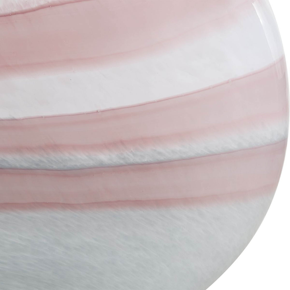 Blush Swirl Vases, White/Pink, Set of 2 – styled in a room setting