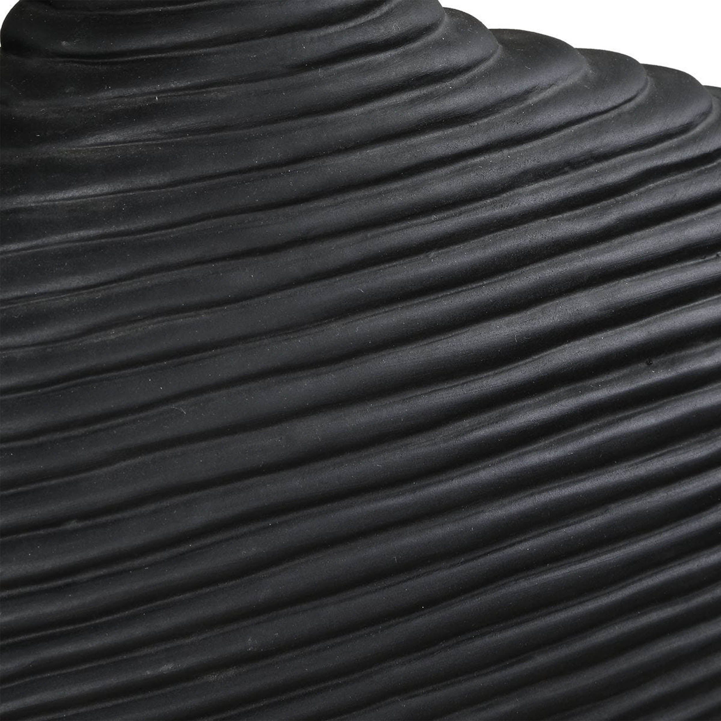Duostacked Vases, Black, Set of 2