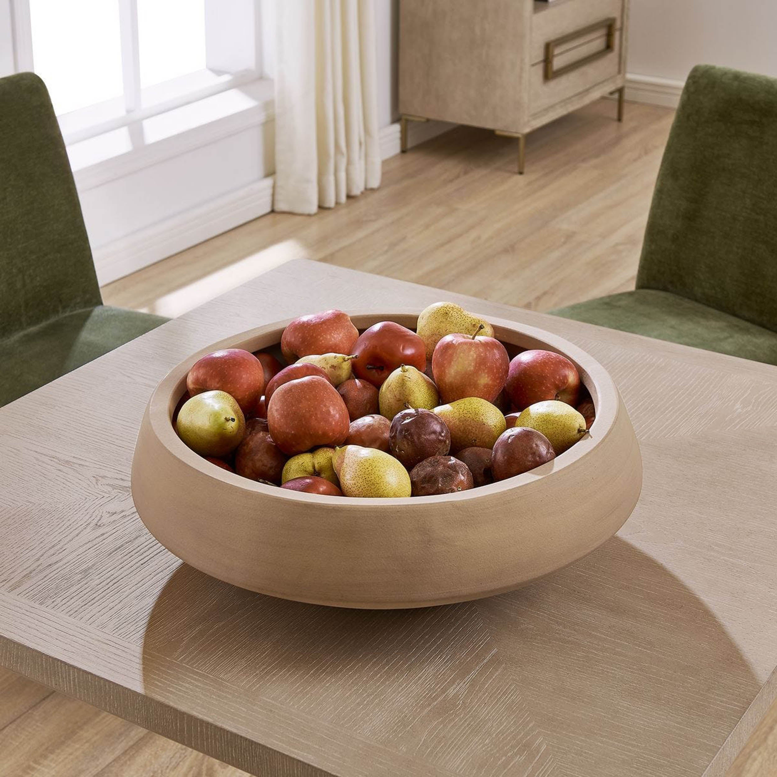 Sienna Scape Indoor-Outdoor Bowl, Putty
