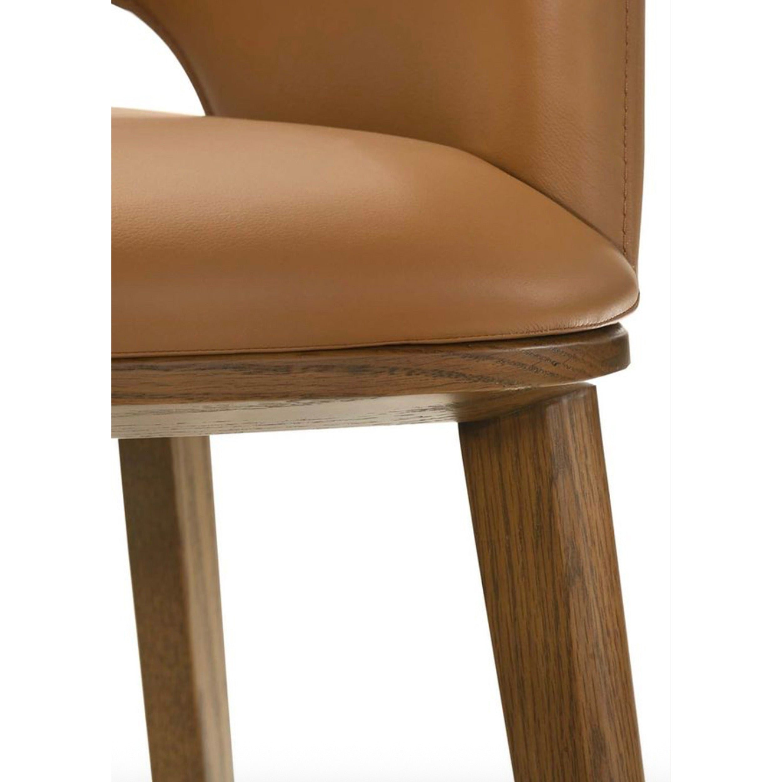 Eva 1836HM Dining Chair, Saddle