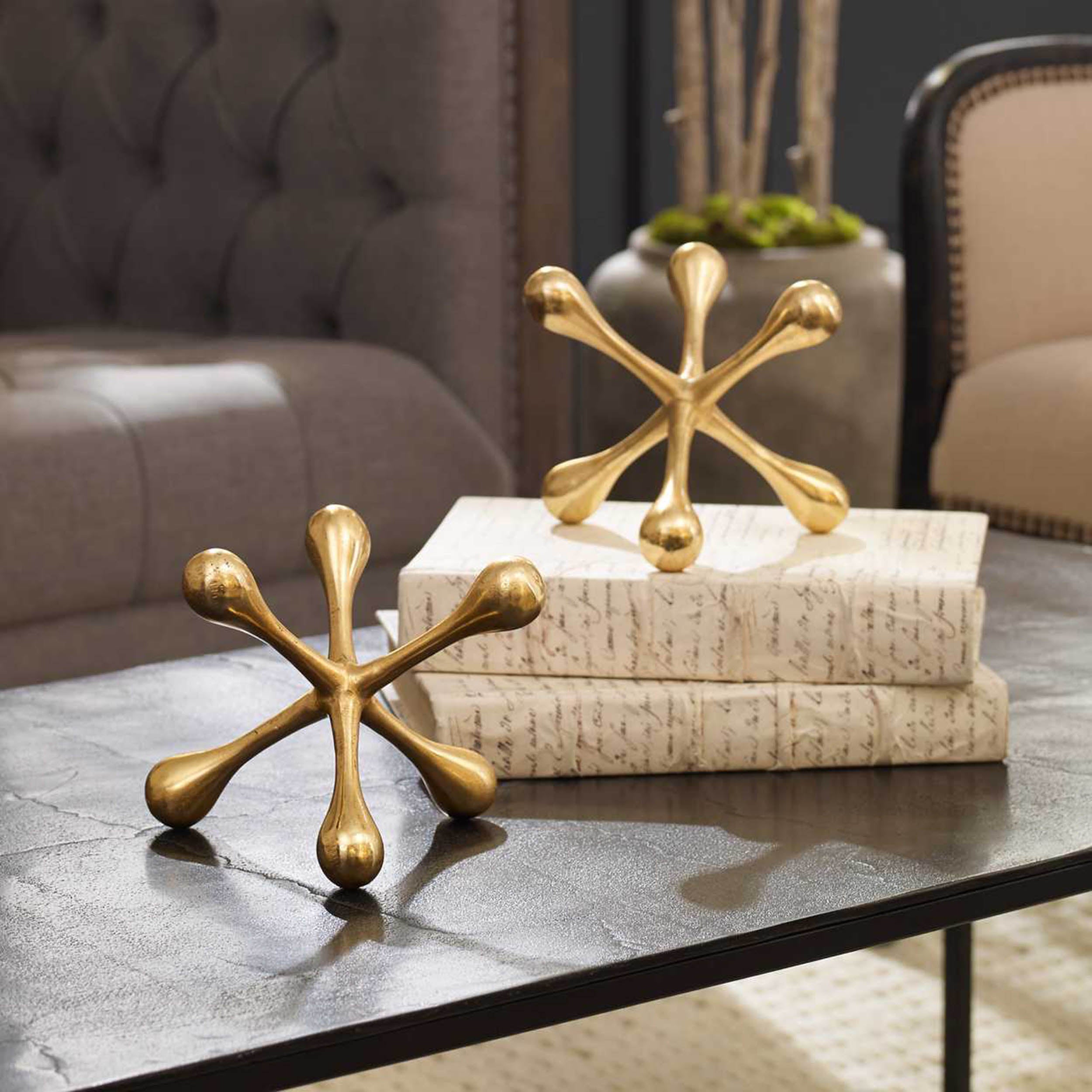 Harlan Objects, Brass, Set of 2