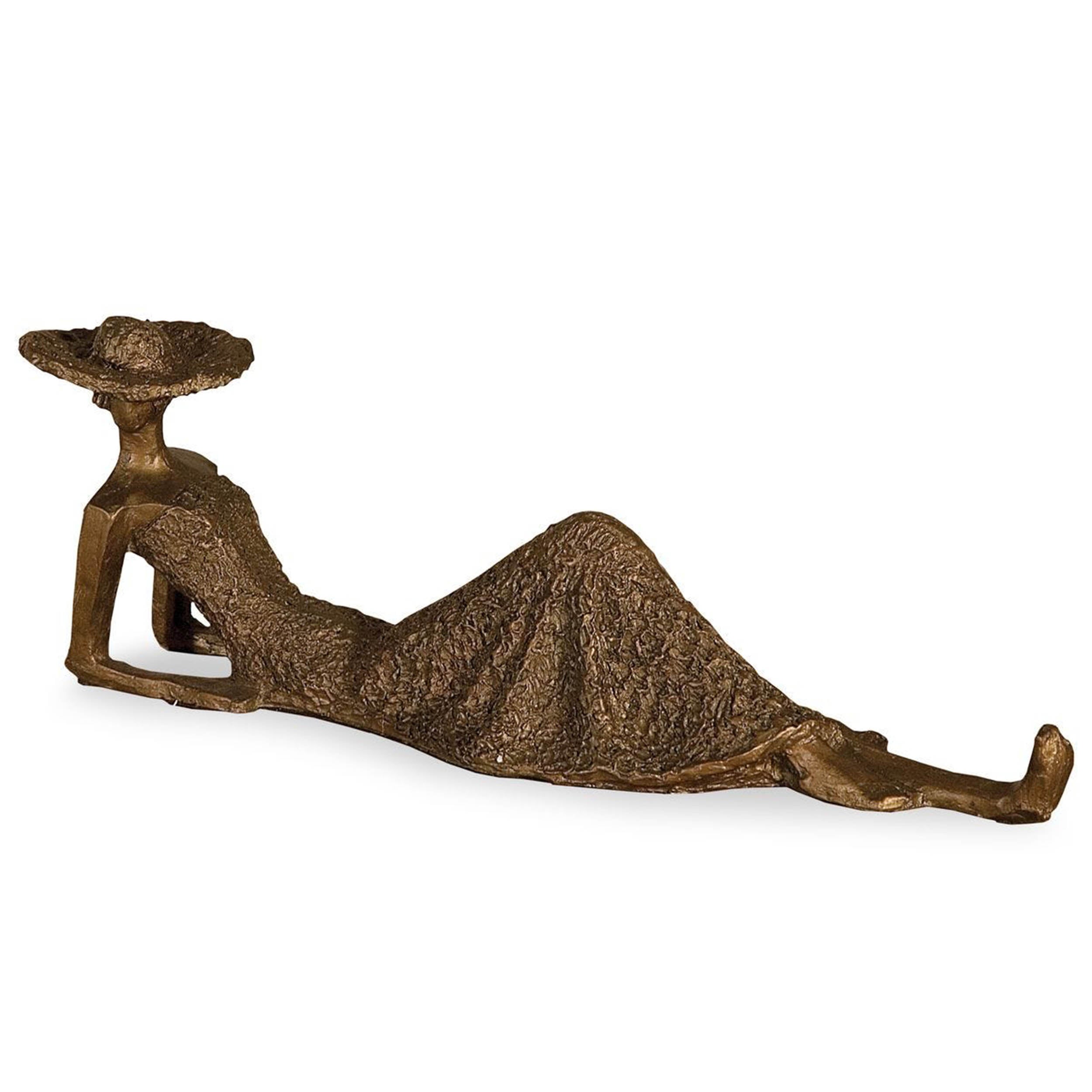 Summer Days Sculpture, Antiqued Bronze