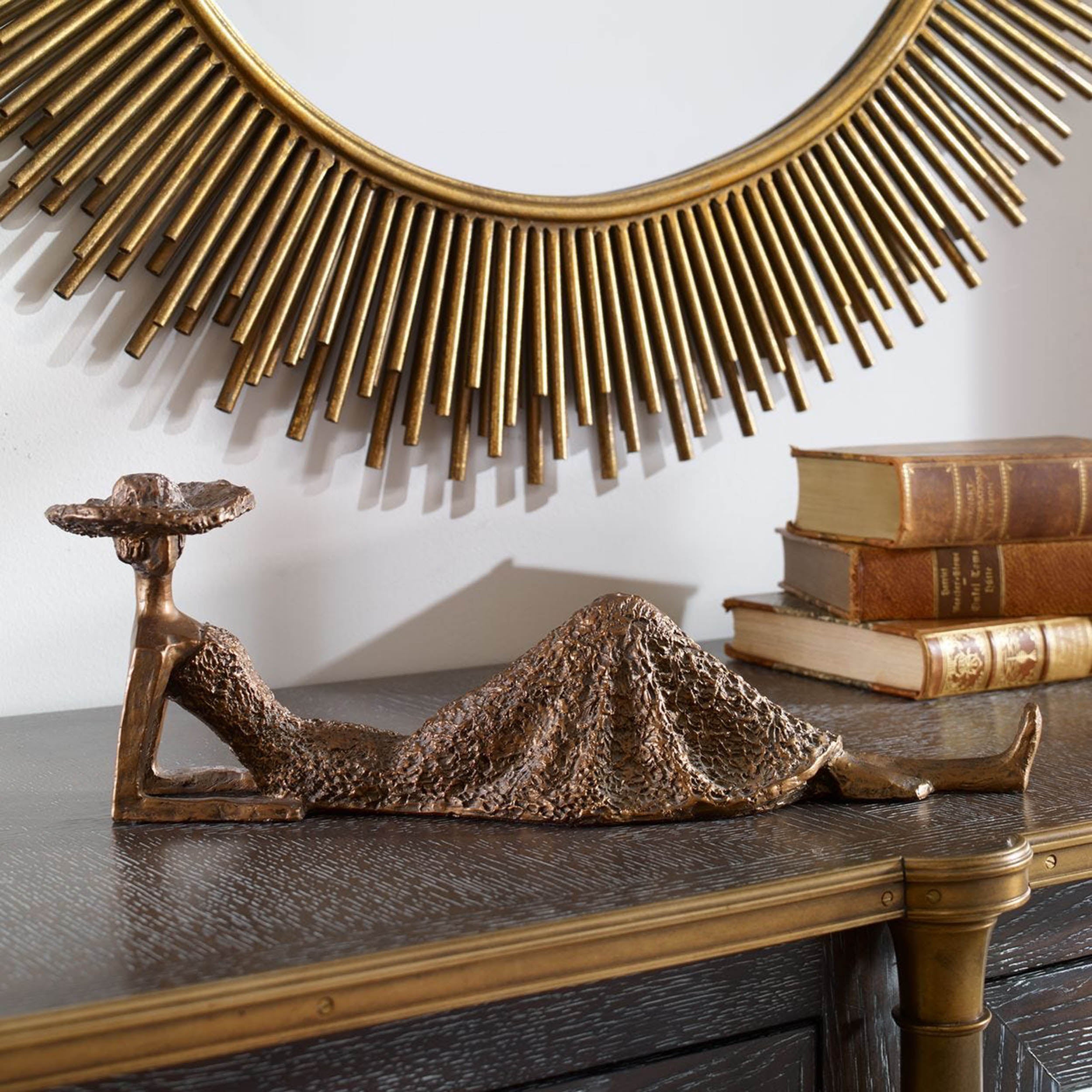 Summer Days Sculpture, Antiqued Bronze
