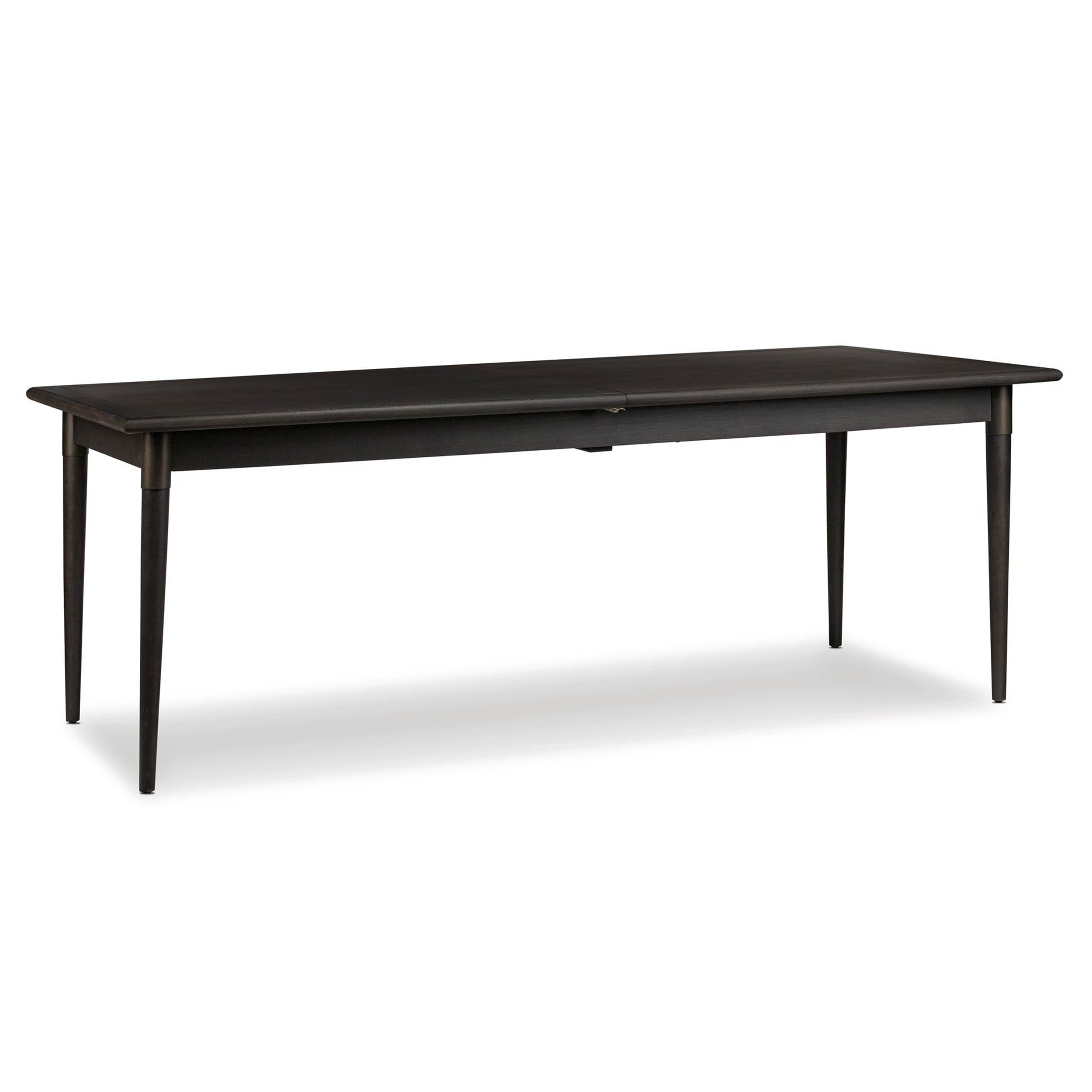 Harper Extension Dining Table, Black Mango Veneer