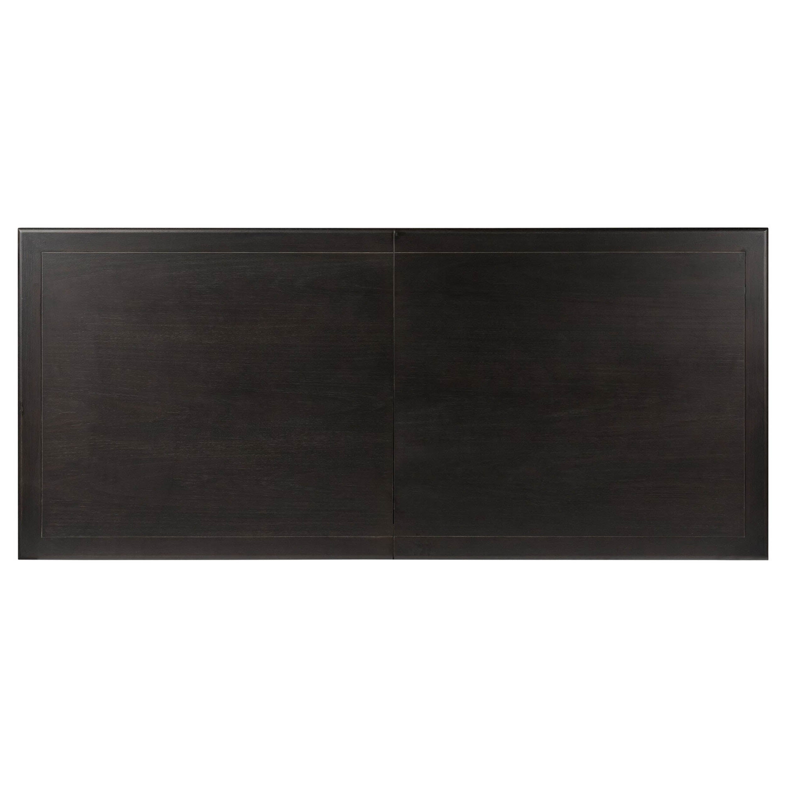 Harper Extension Dining Table, Black Mango Veneer