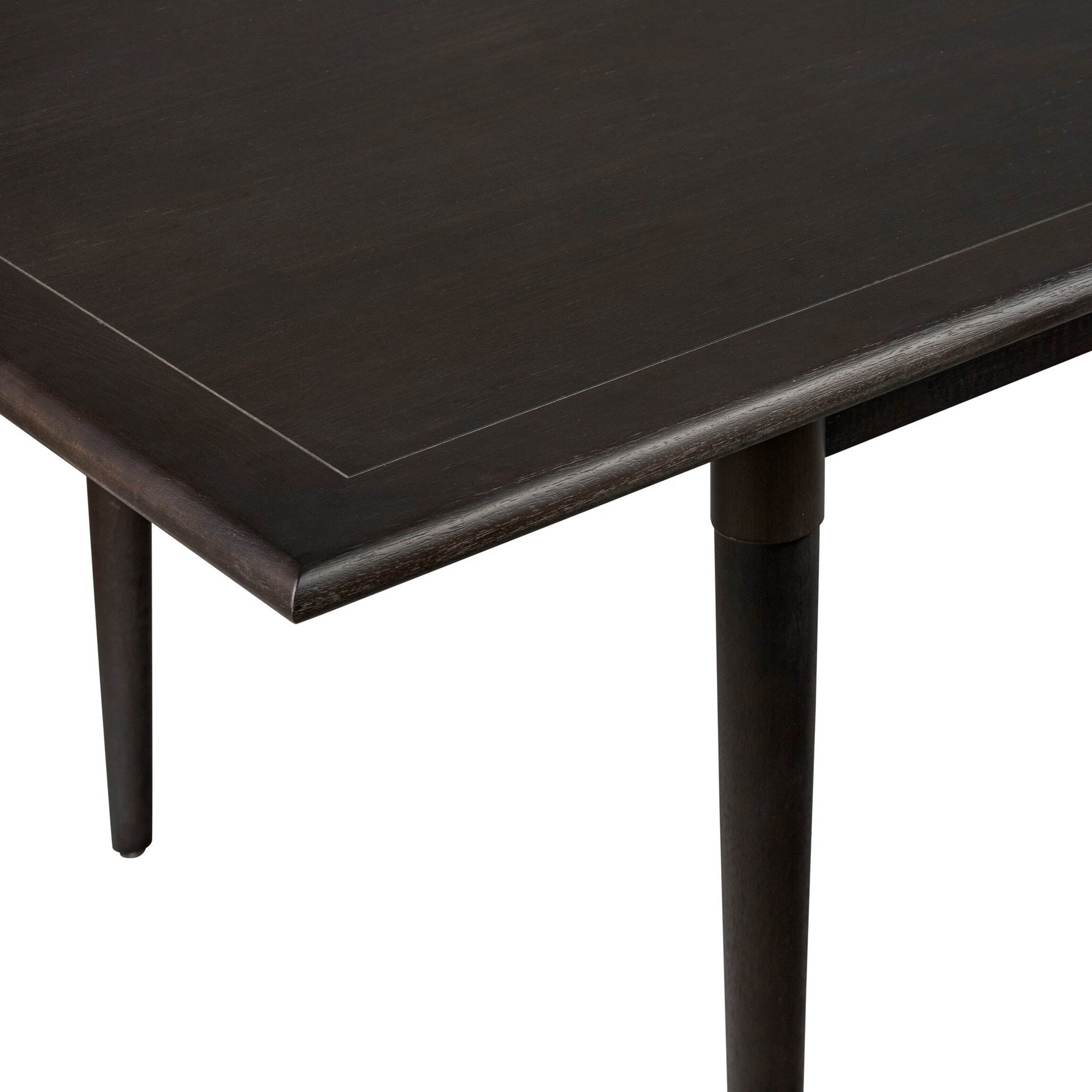 Harper Extension Dining Table, Black Mango Veneer