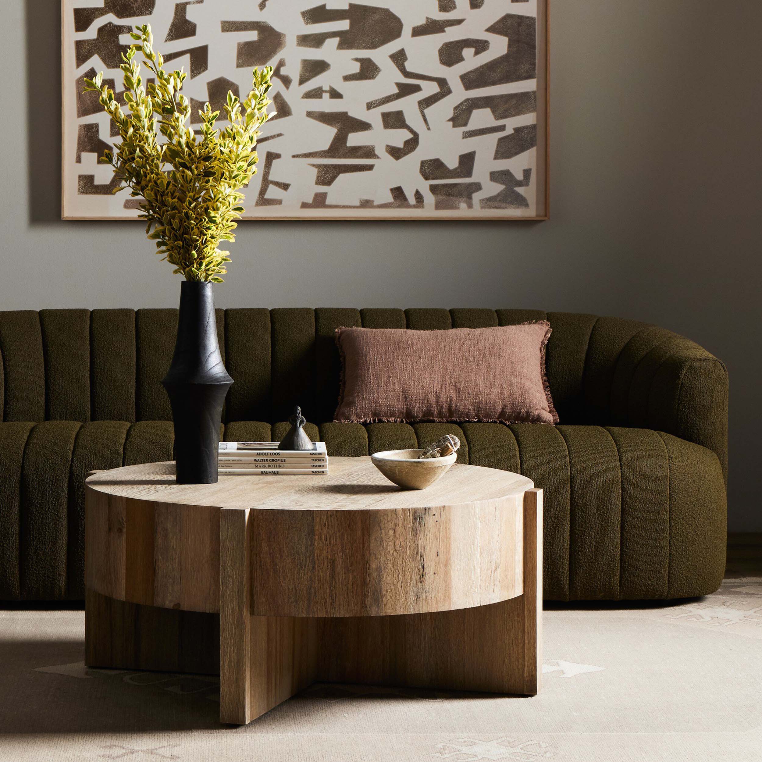 Bingham Coffee Table, Rustic Oak Veneer, Rustic Oak