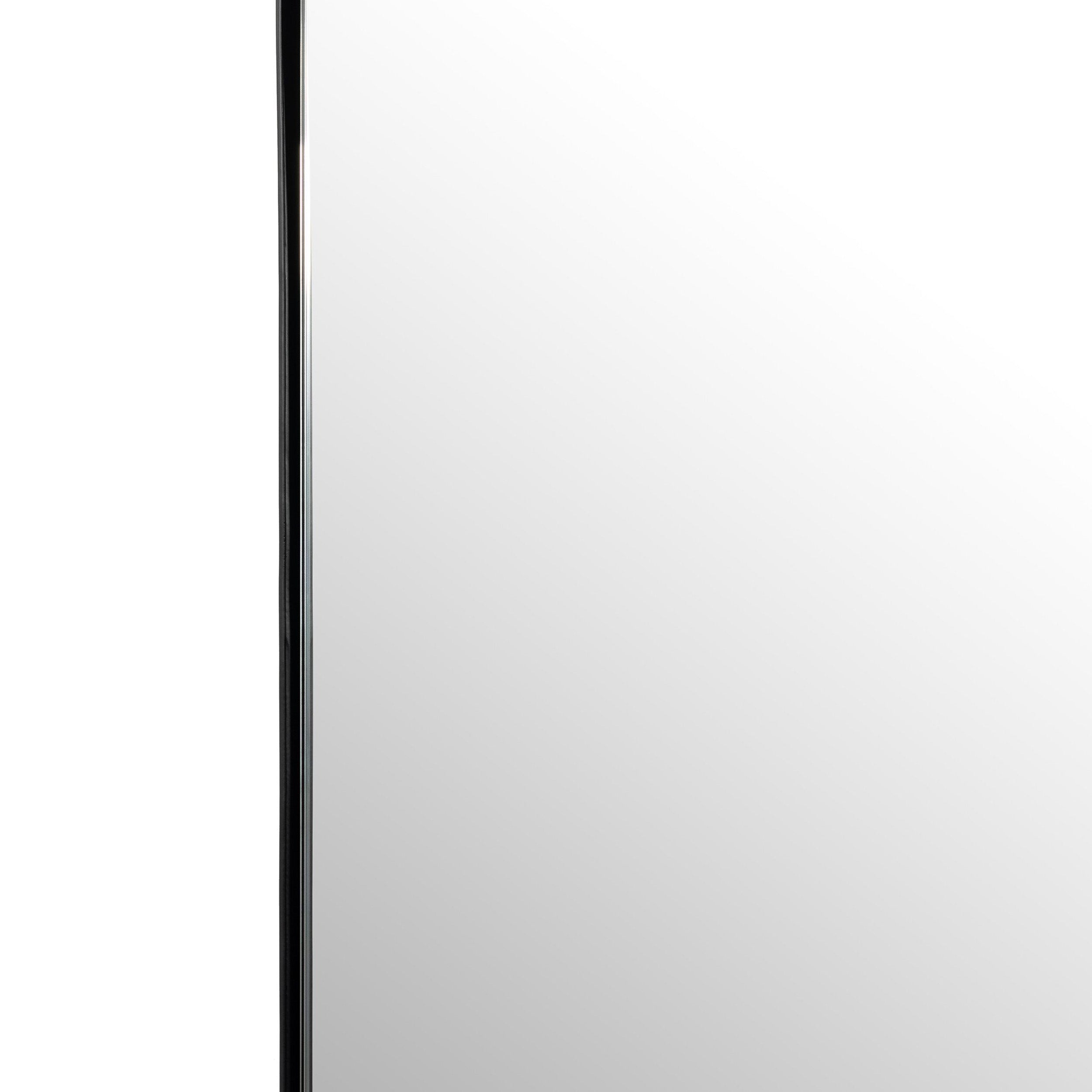 Georgina Floor Mirror, Iron Matte Black