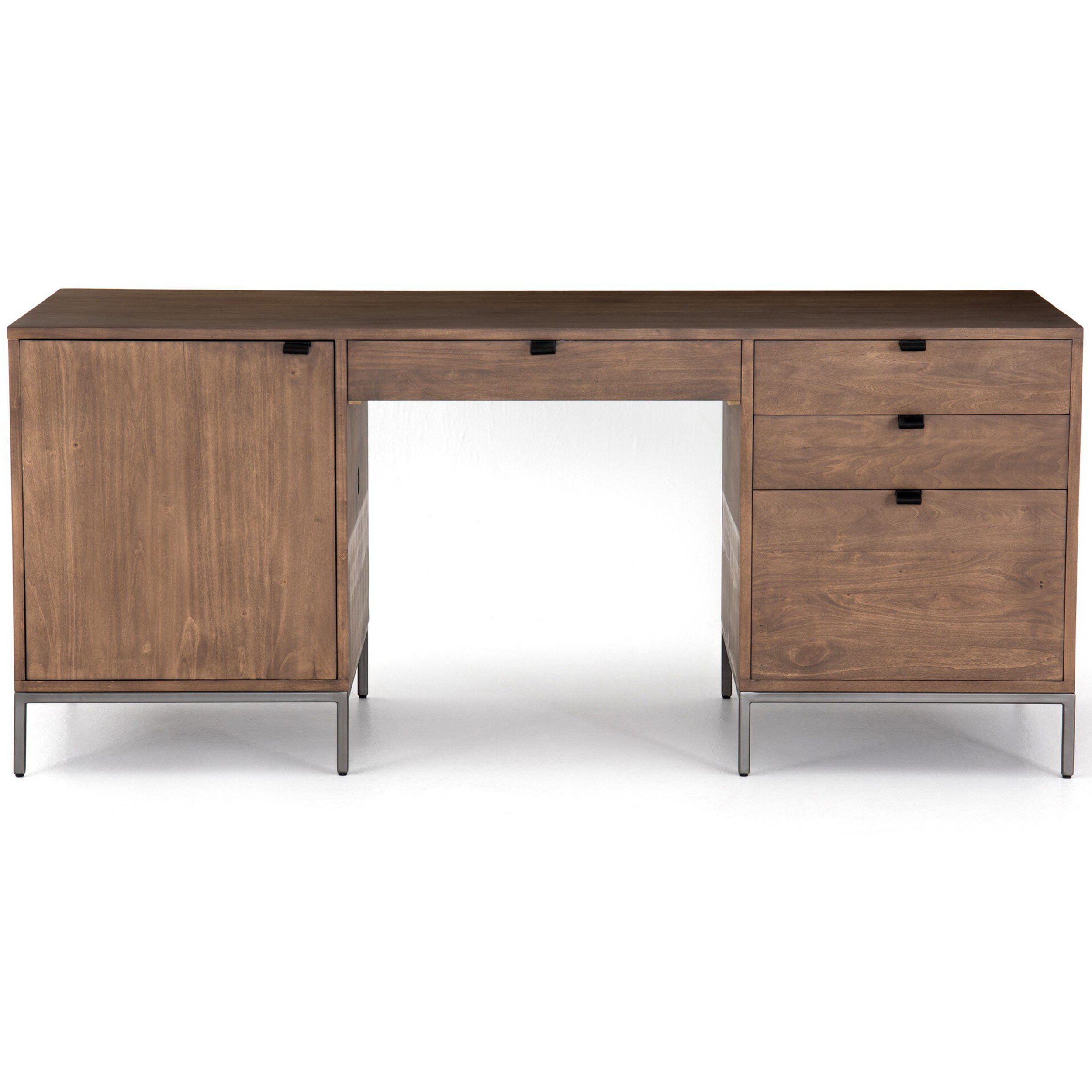 Trey Executive Desk, Auburn Poplar