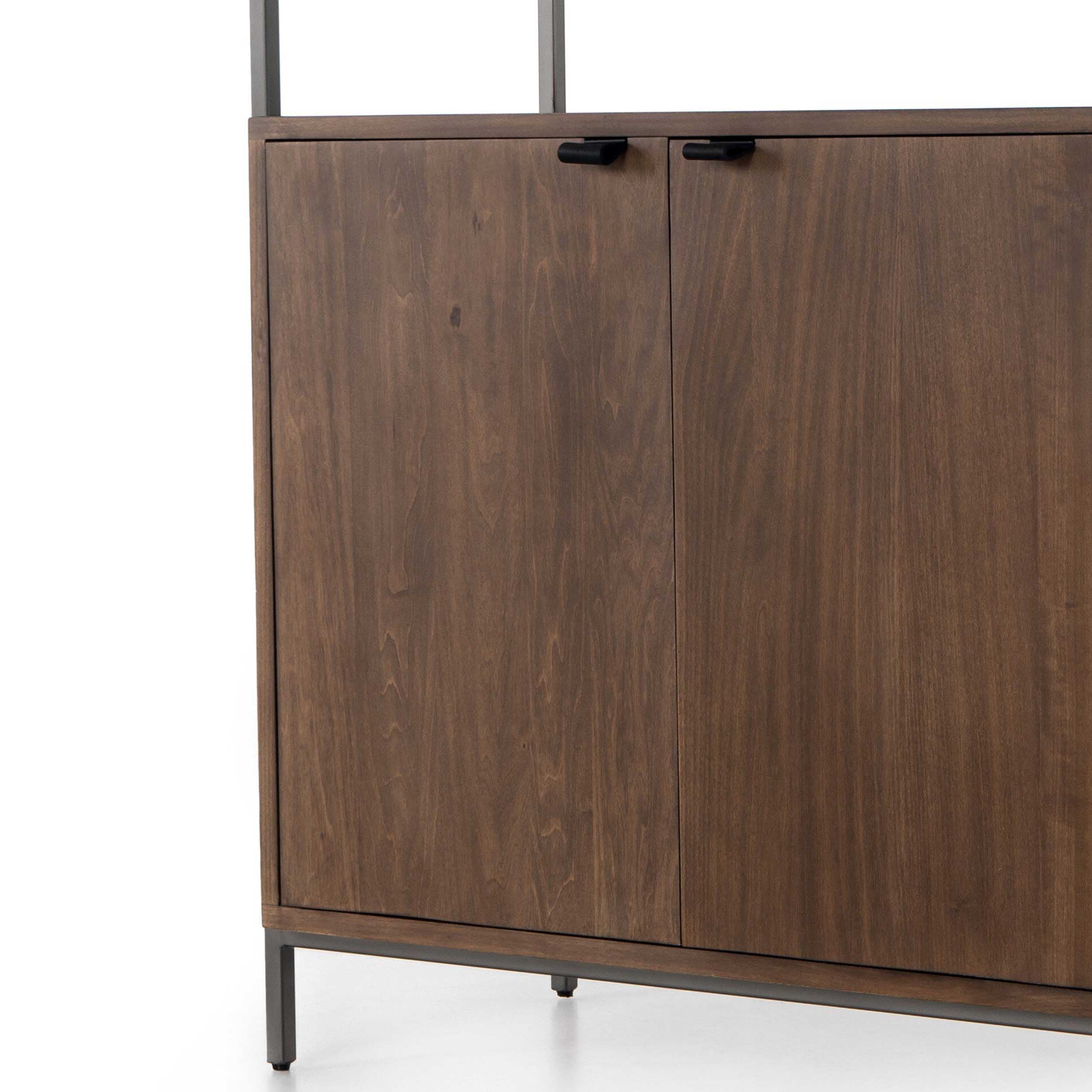 Trey Modular Wide Bookcase, Auburn Poplar