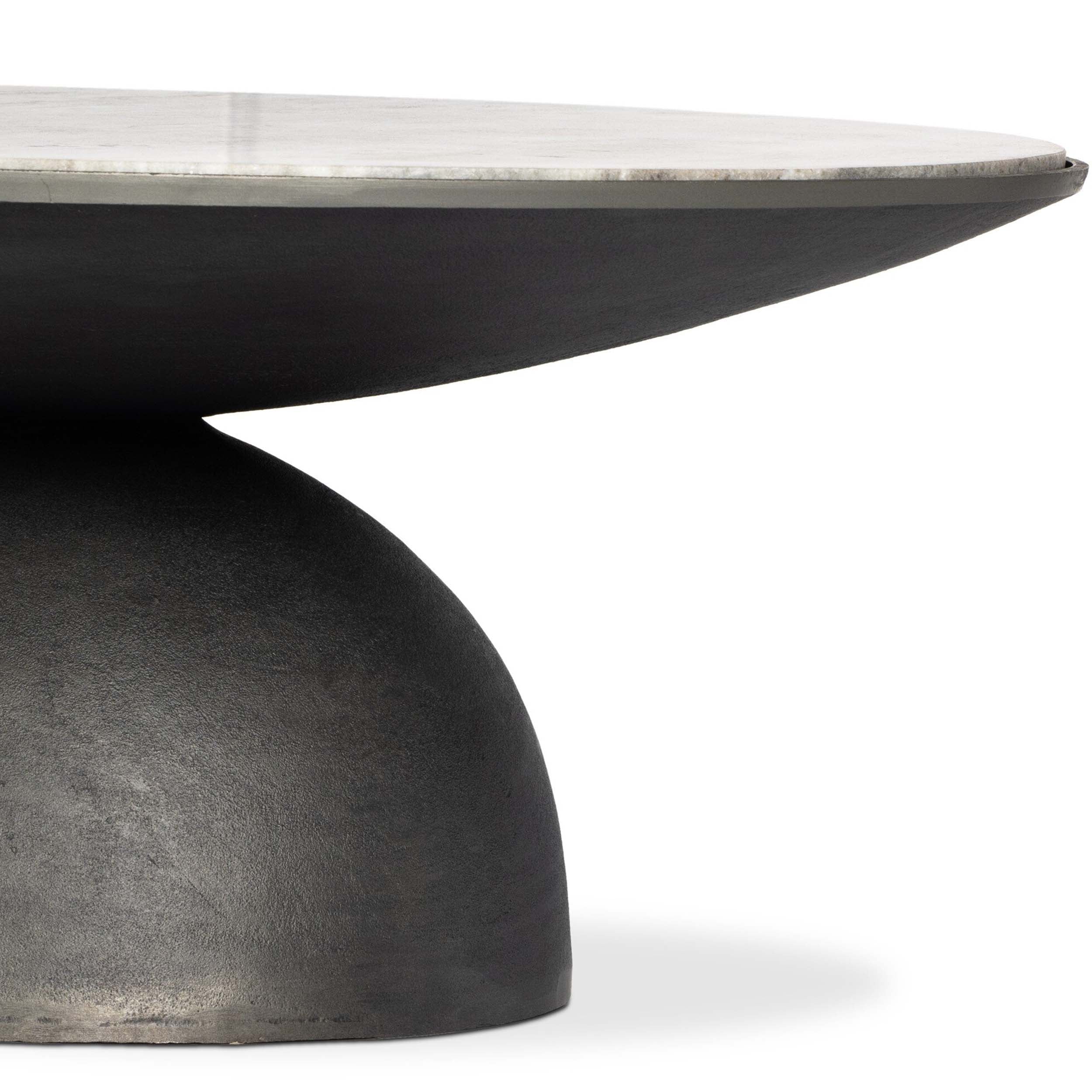 Corbett Coffee Table, River Grey Marble