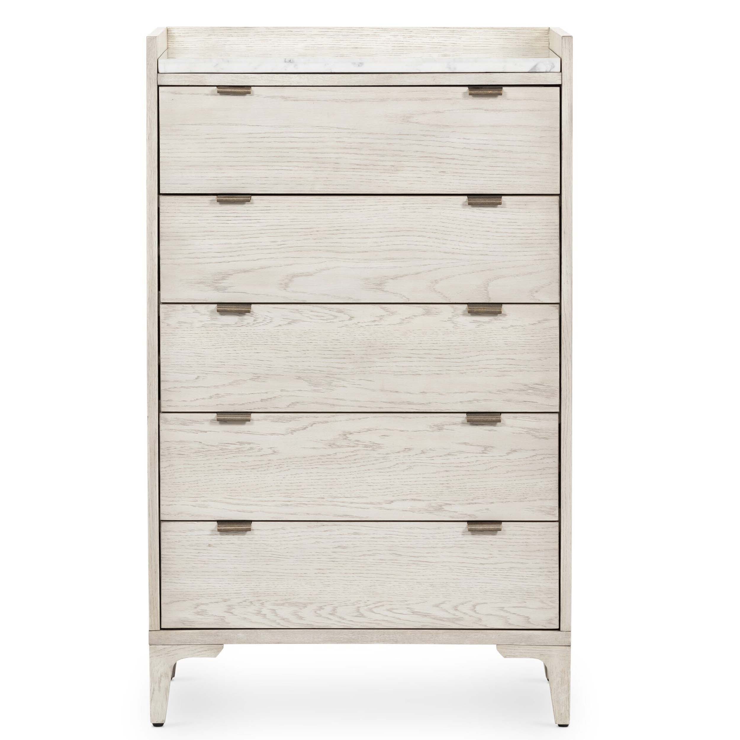 Viggo Tall Dresser, Vintage White Oak