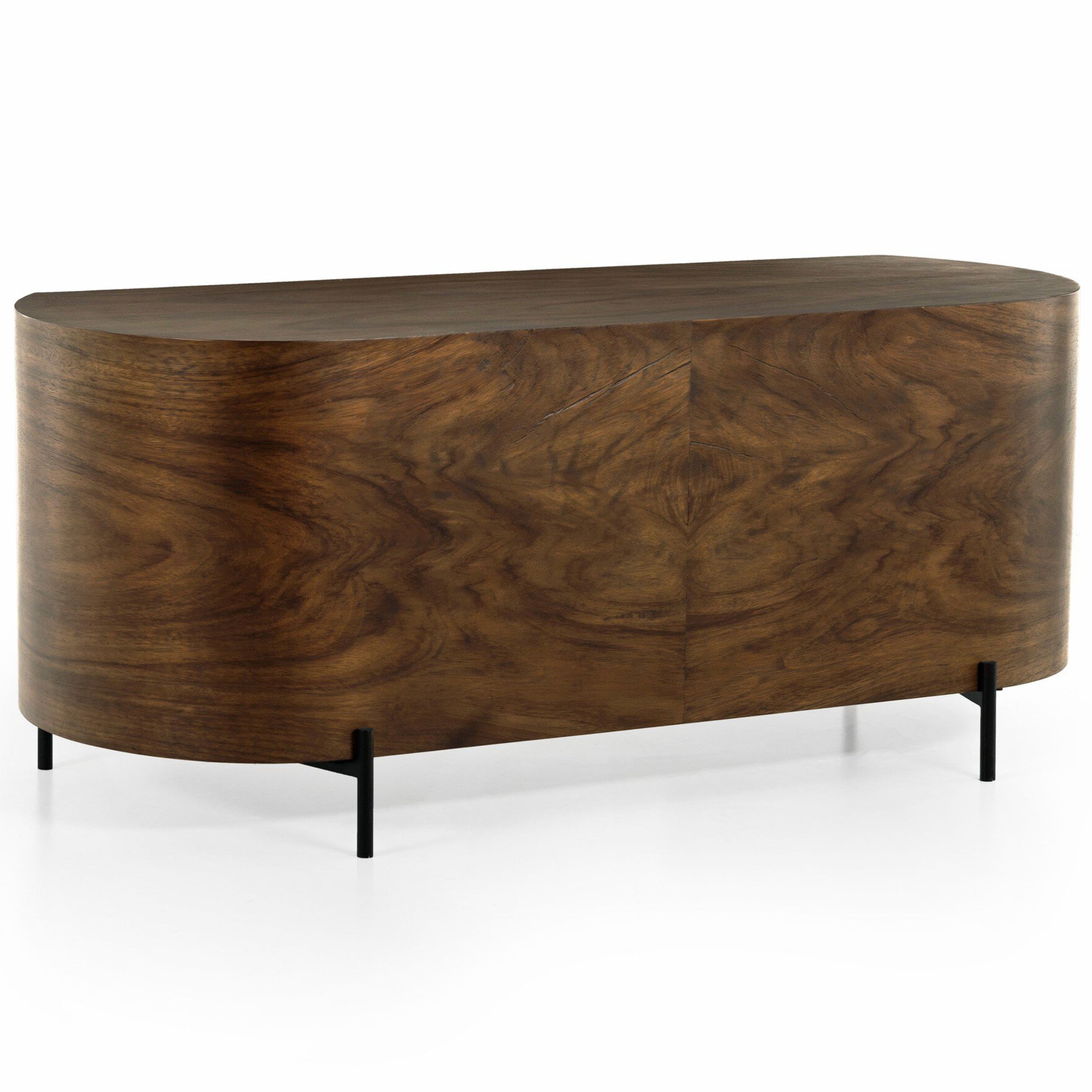 Lunas Executive Desk, Caramel Guanacaste