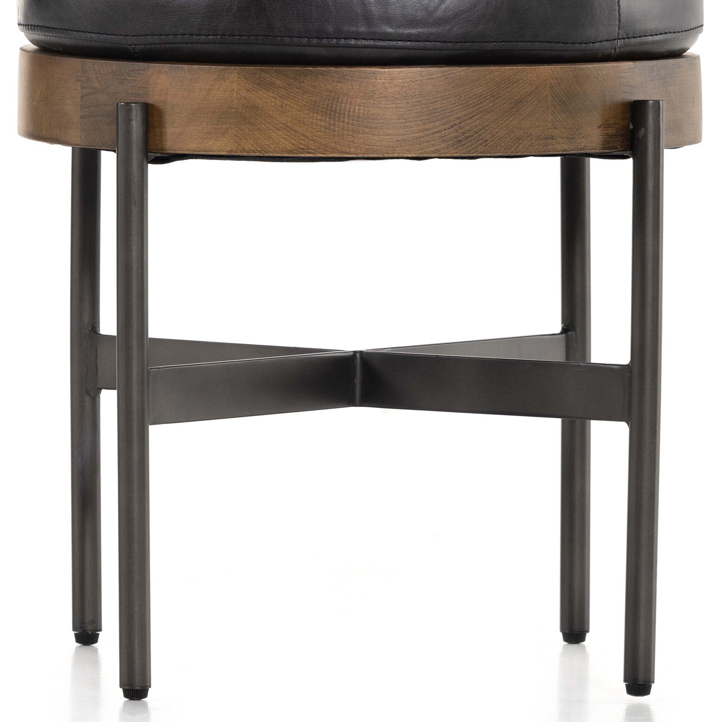 Edwyn Accent Stool, Sonoma Black