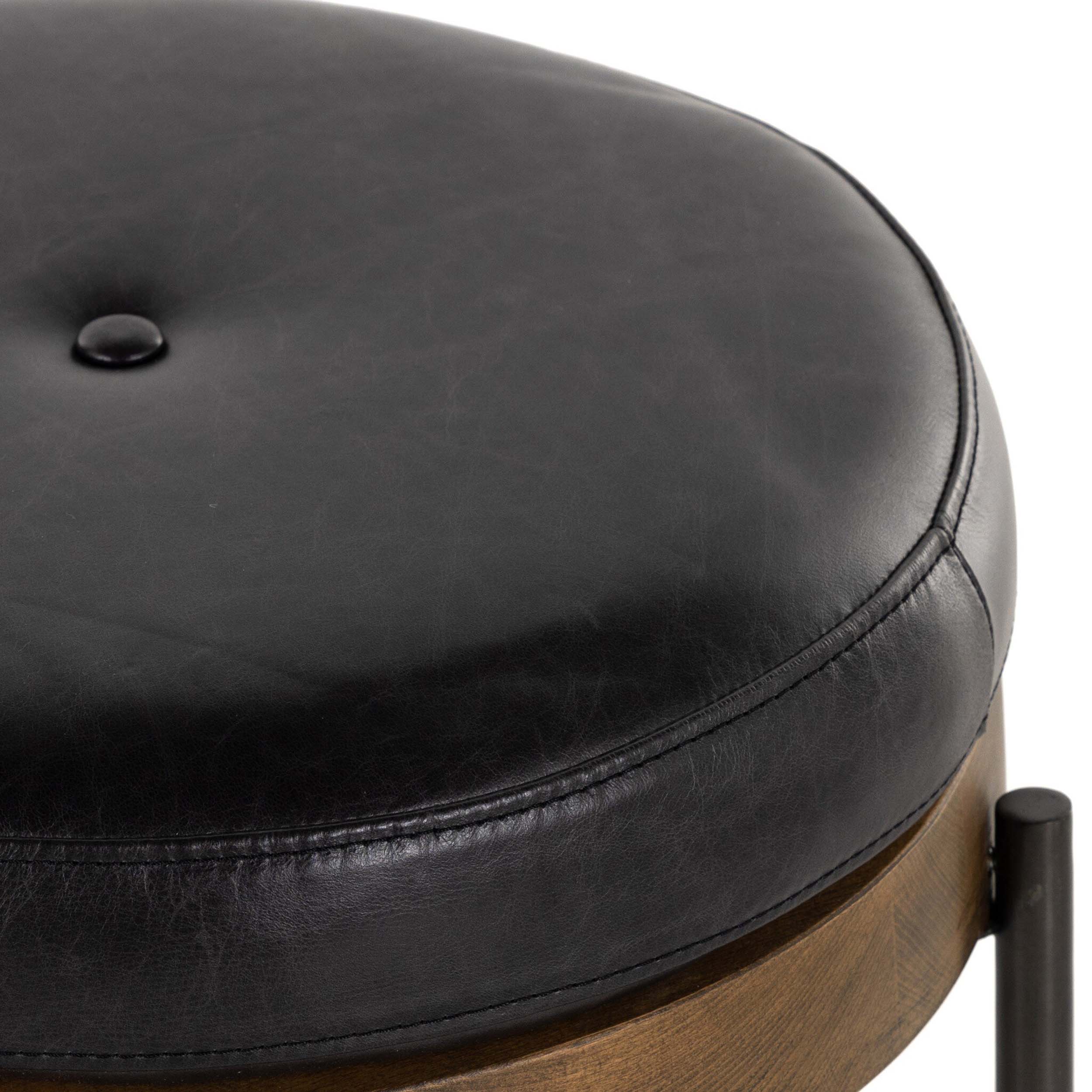Edwyn Accent Stool, Sonoma Black