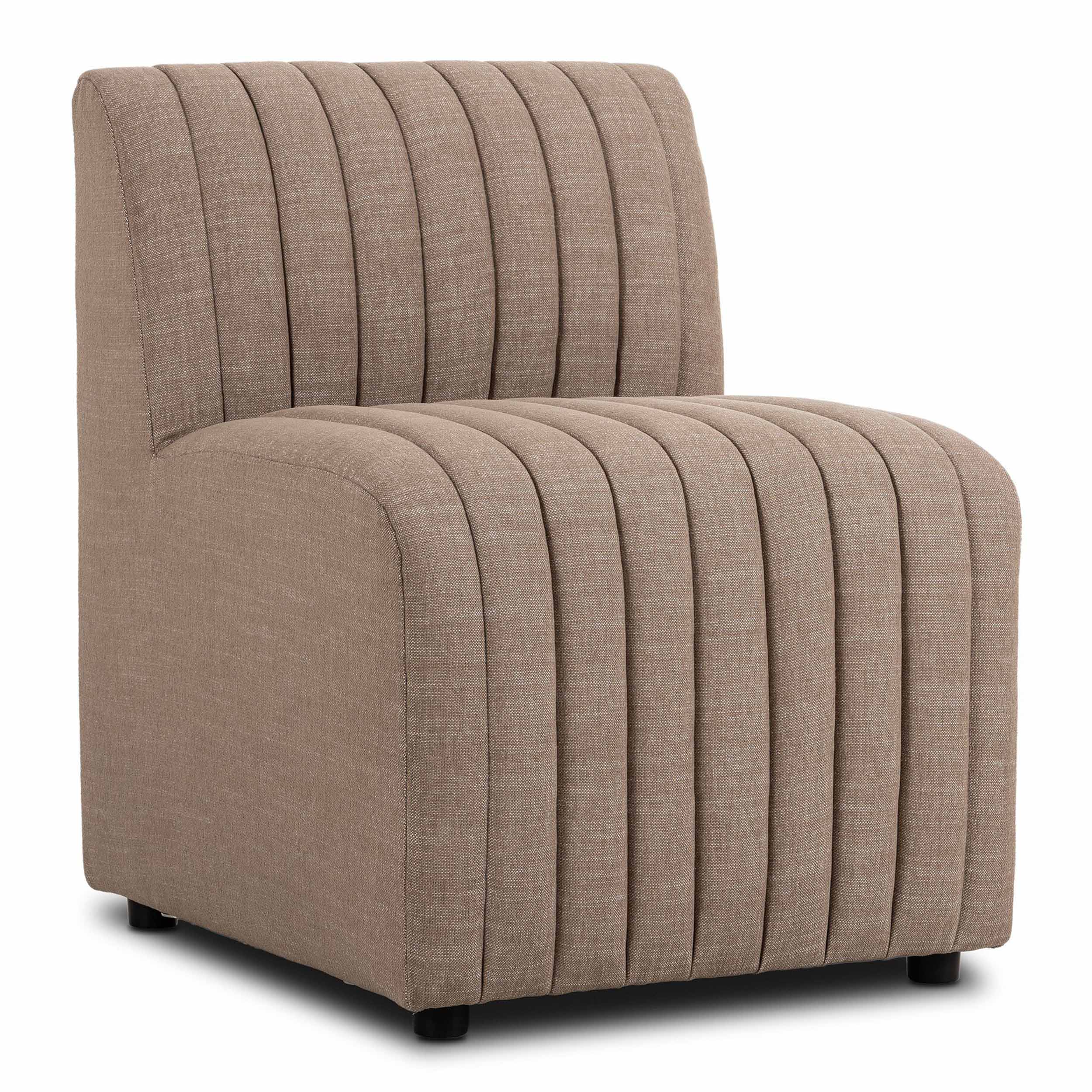 Build Your Own: Augustine Dining Banquette, Crypton Nomad Taupe, Chair