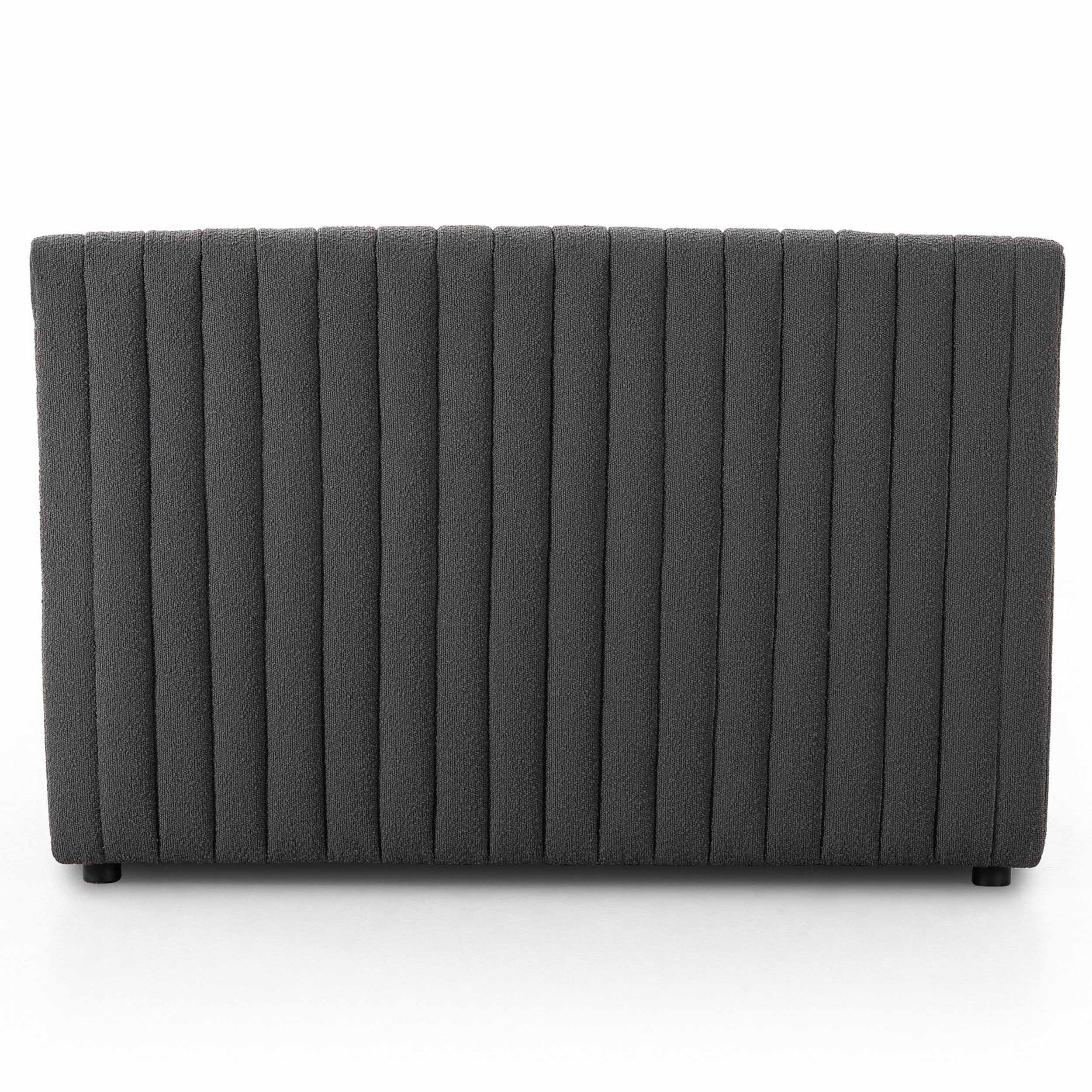 Build Your Own: Augustine Dining Banquette, FIQA Boucle Charcoal, 49" Bench