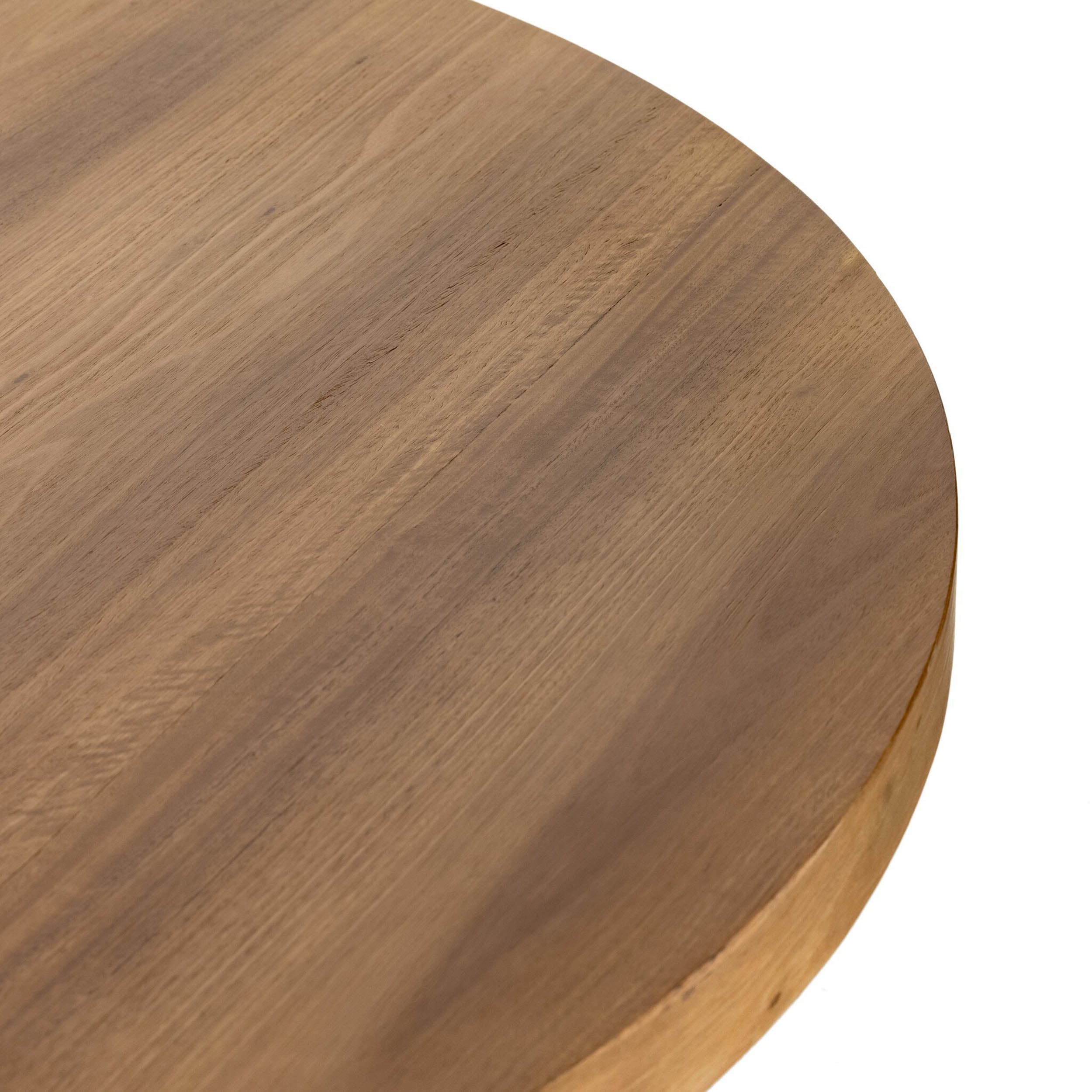 Hudson Round Dining Table, Natural Yukas