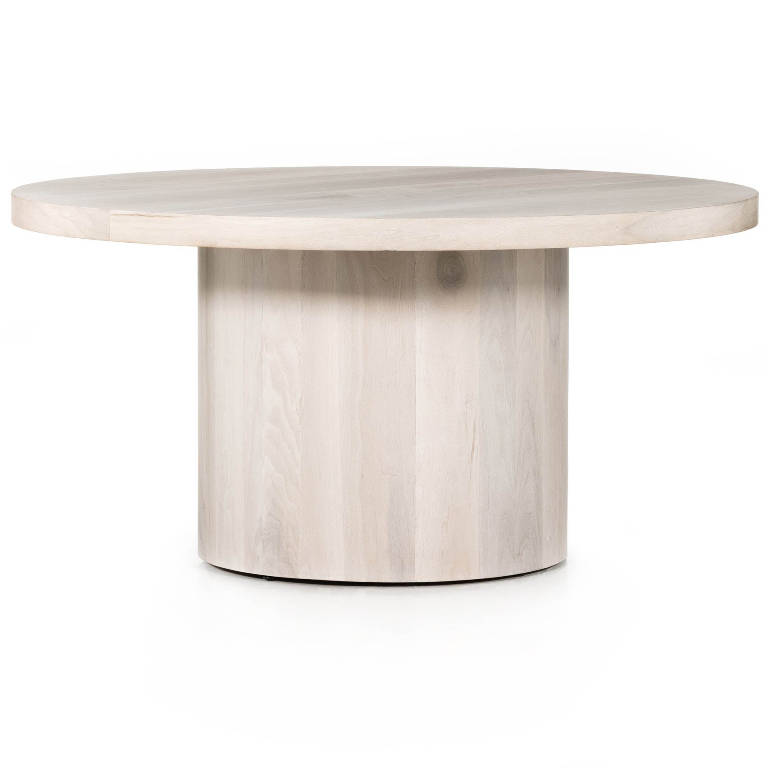 Hudson Round Dining Table, Ashen Walnut