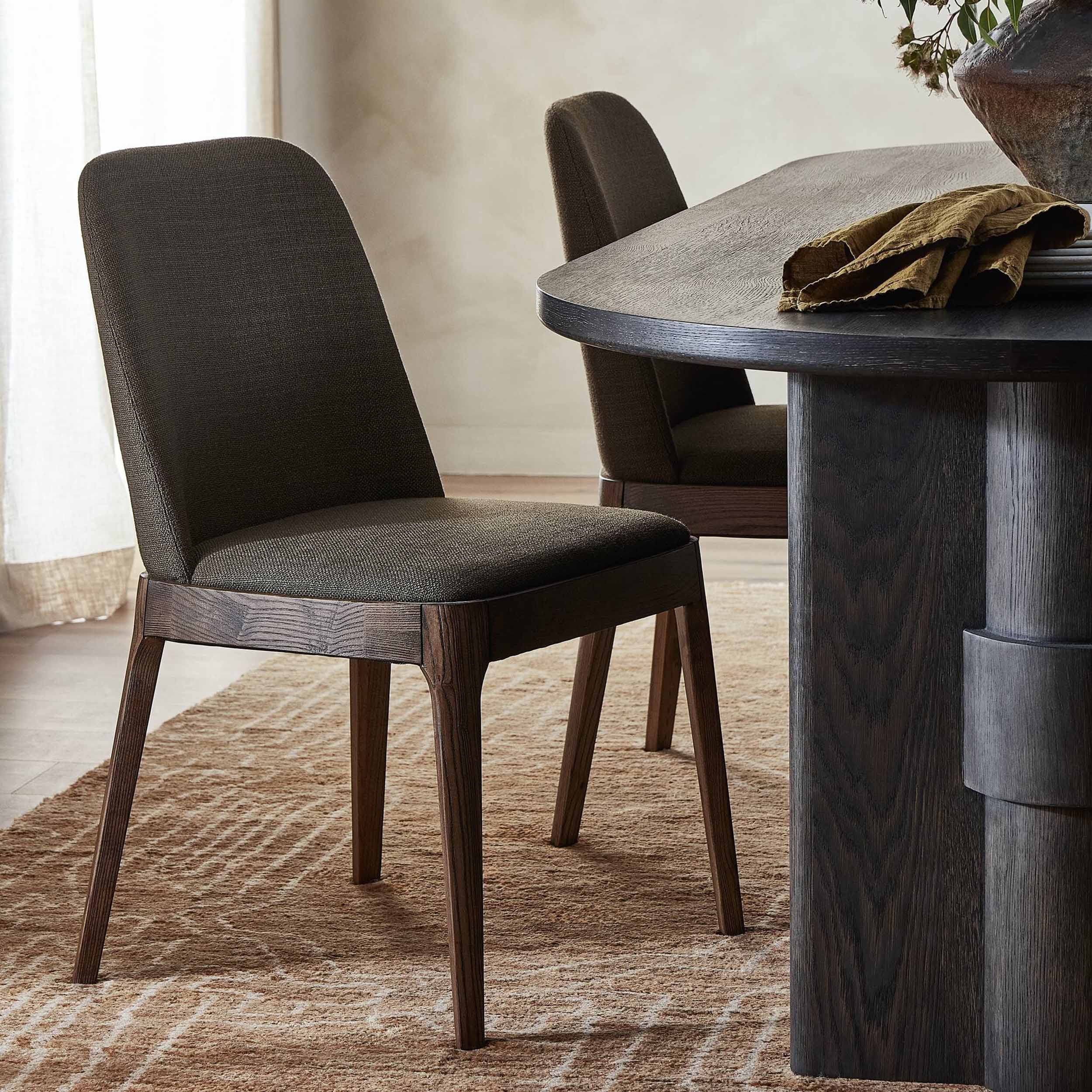 Bryce Armless Dining Chair, Bilton Olive