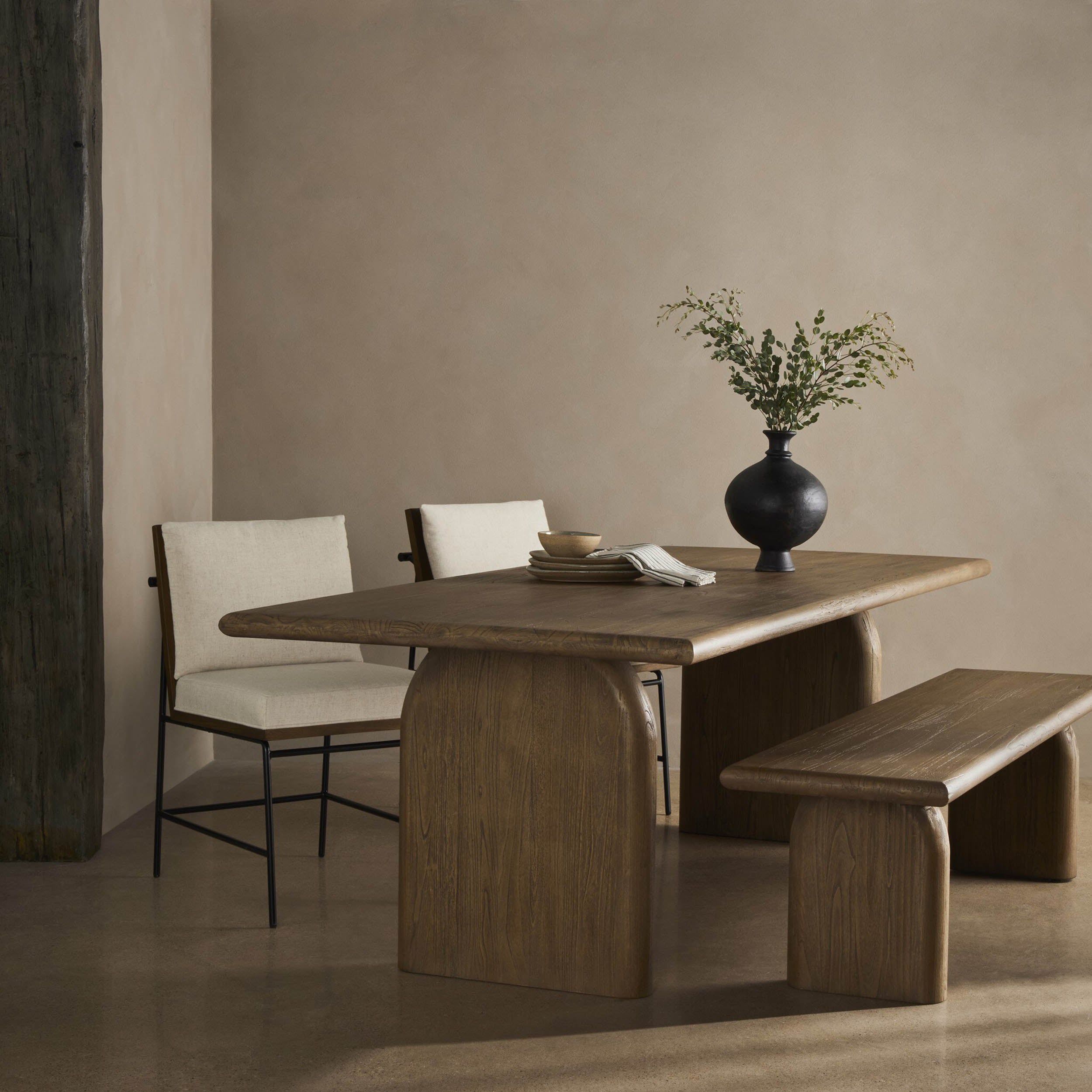 Sorrento Dining Table, Aged Drift Mindi