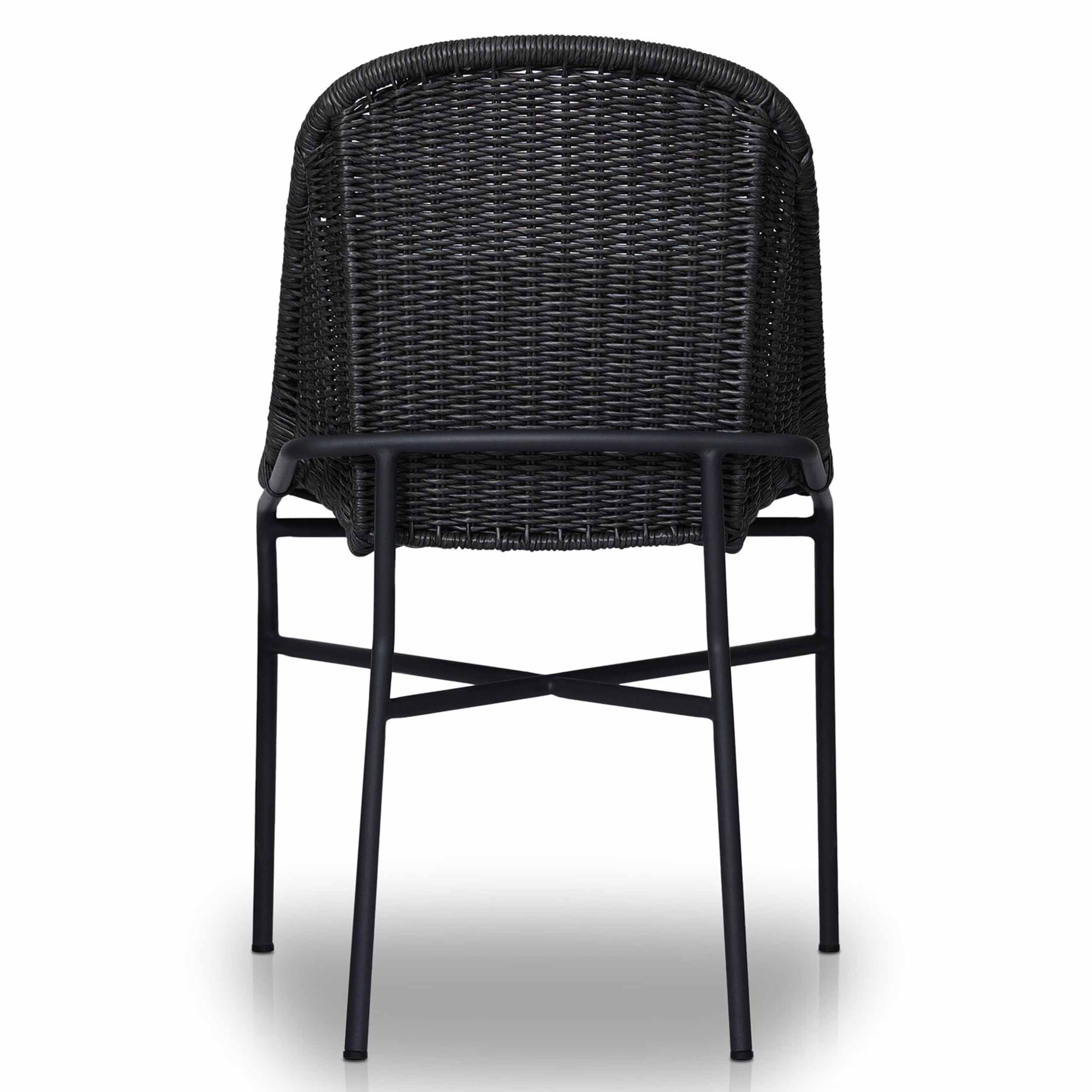 Jericho Outdoor Dining Chair, Arashi Graphite