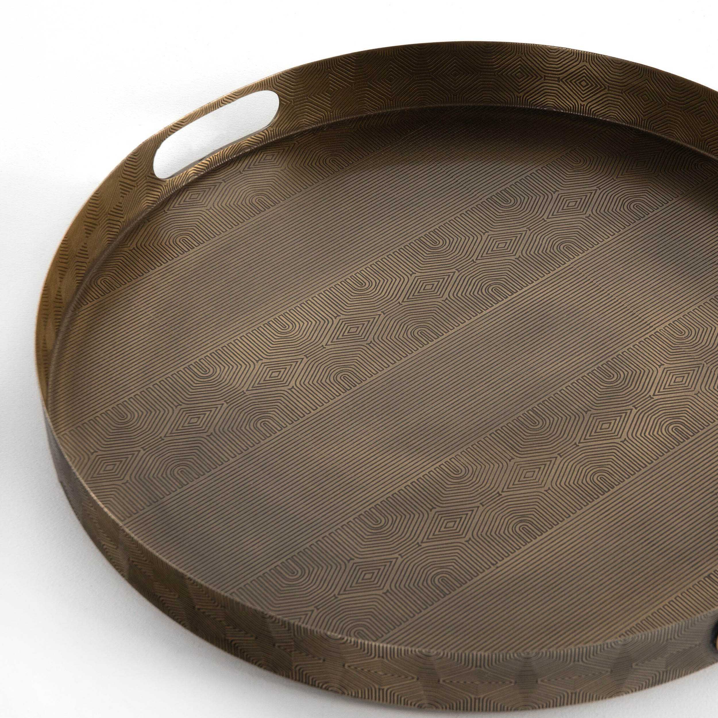 Etched Tray, Etched Brass