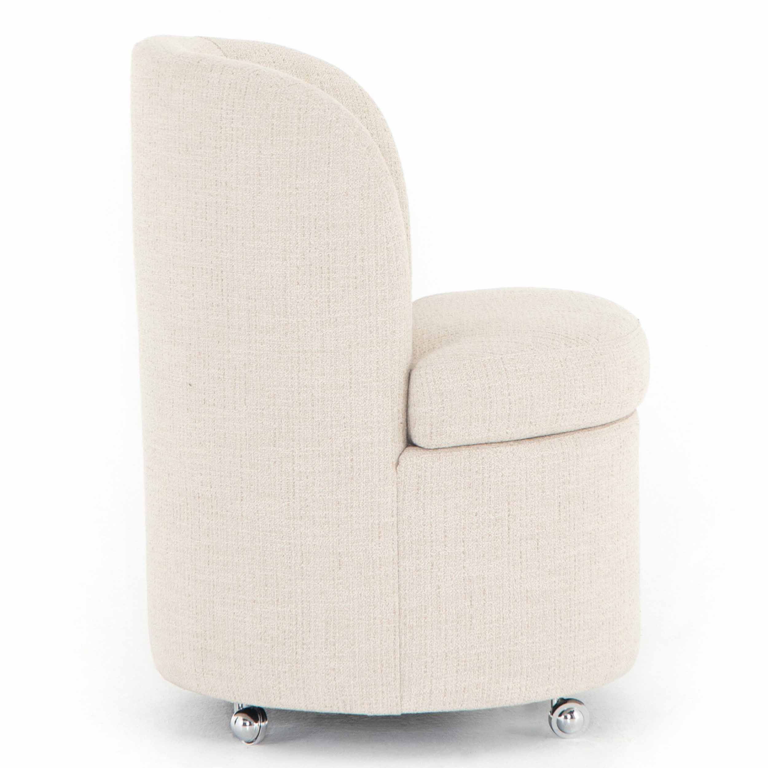Gloria Dining Chair, Hampton Cream