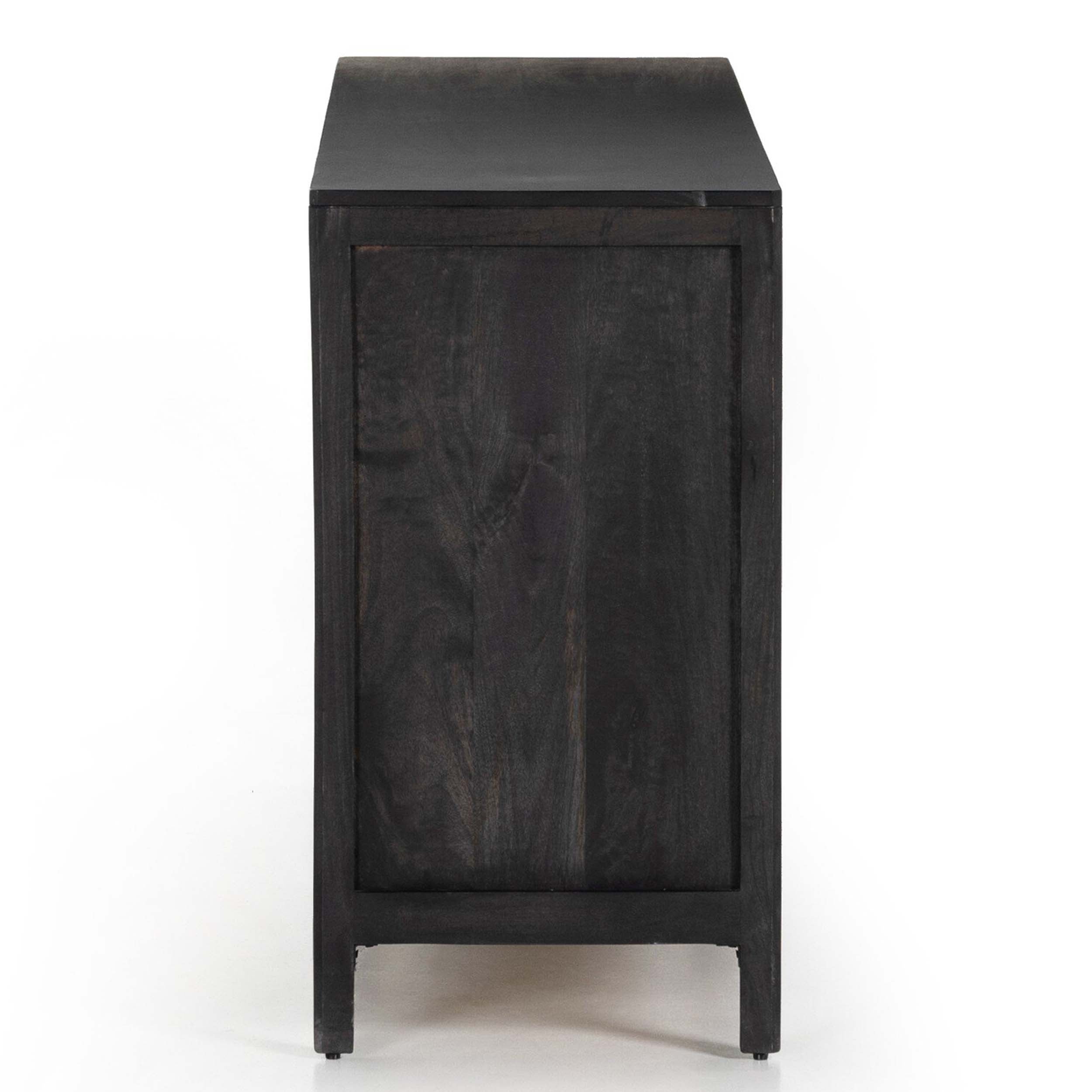 Sydney 6 Drawer Dresser, Black Wash