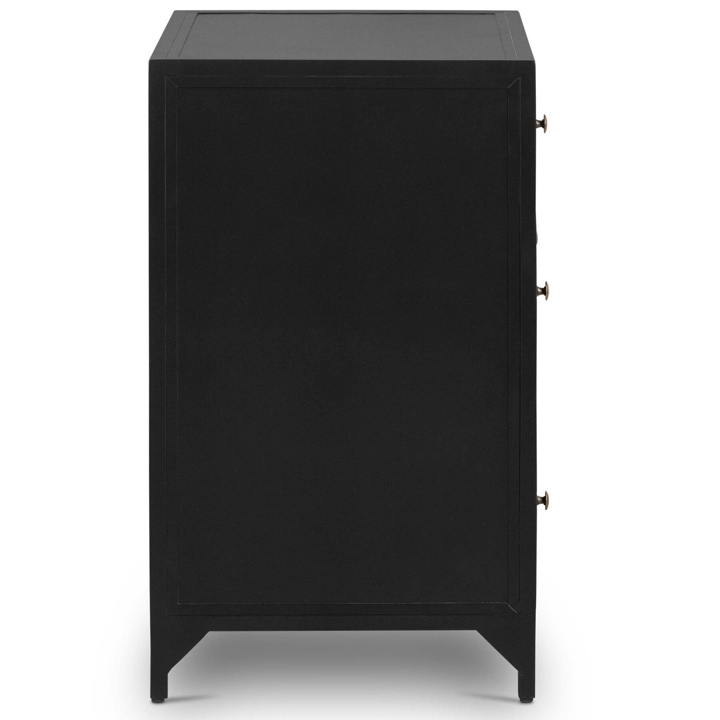 Belmont Large Storage Nightstand, Black