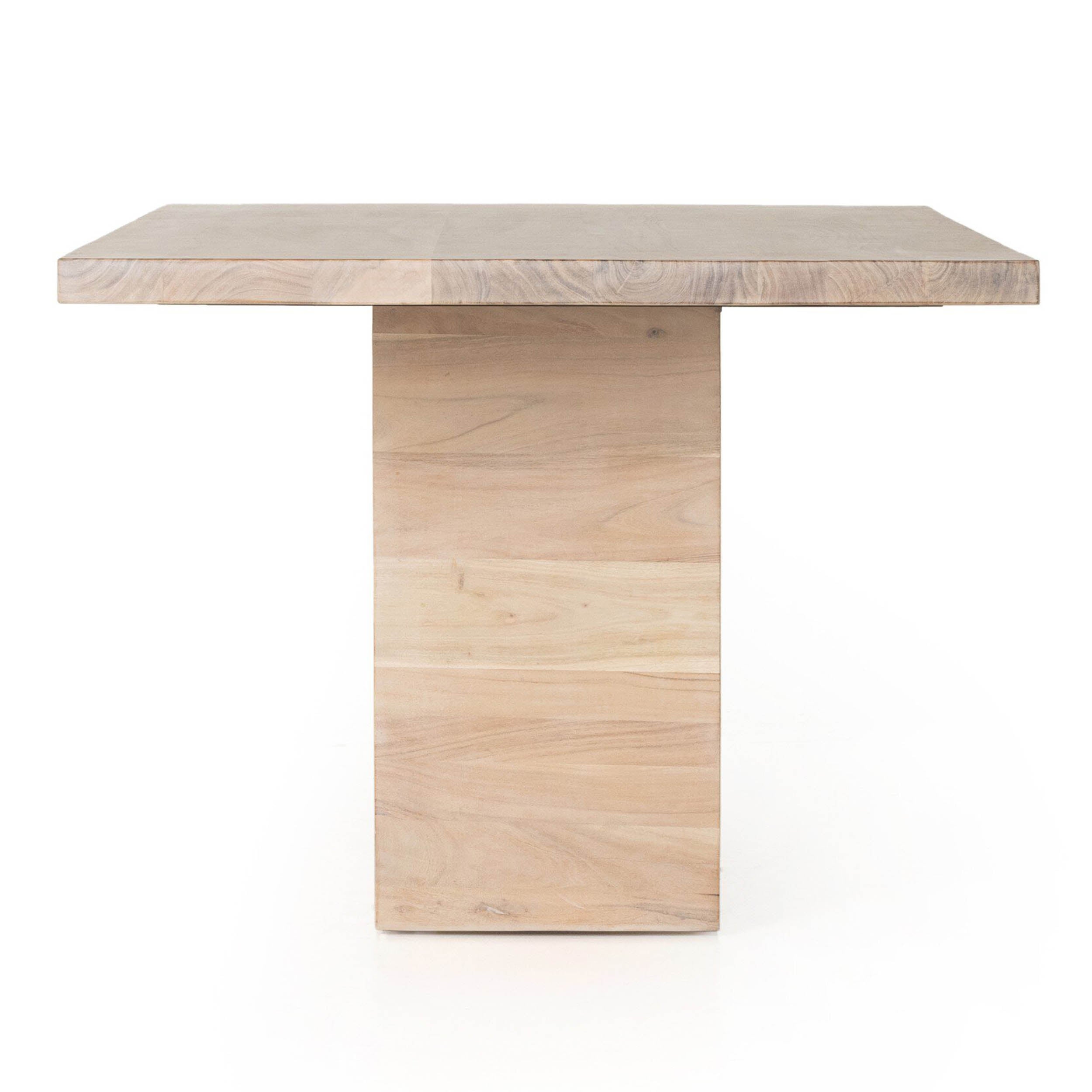 Yvonne Dining Table, Whitewash Acacia