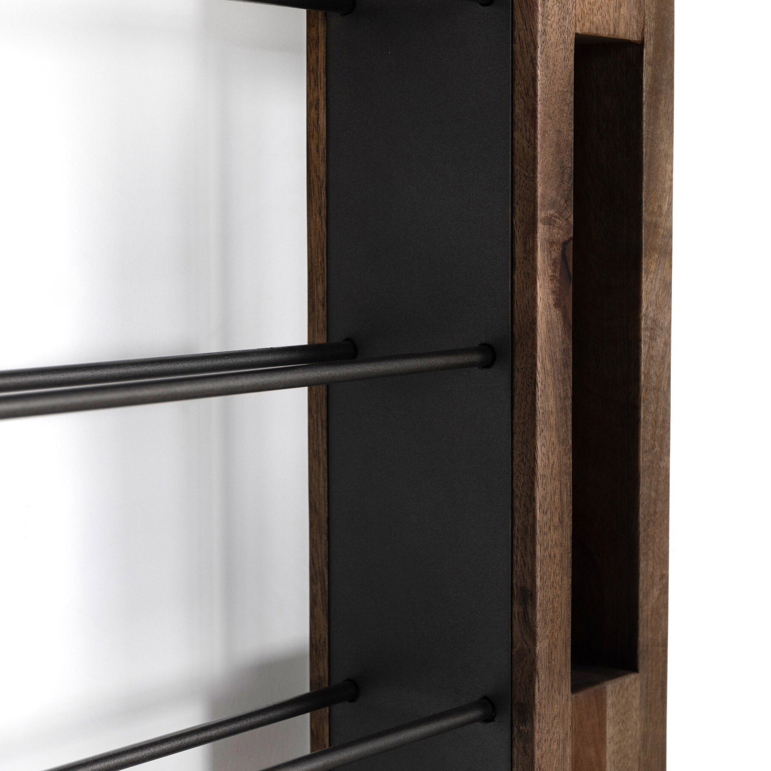 Ortega Wine Rack, Gunmetal
