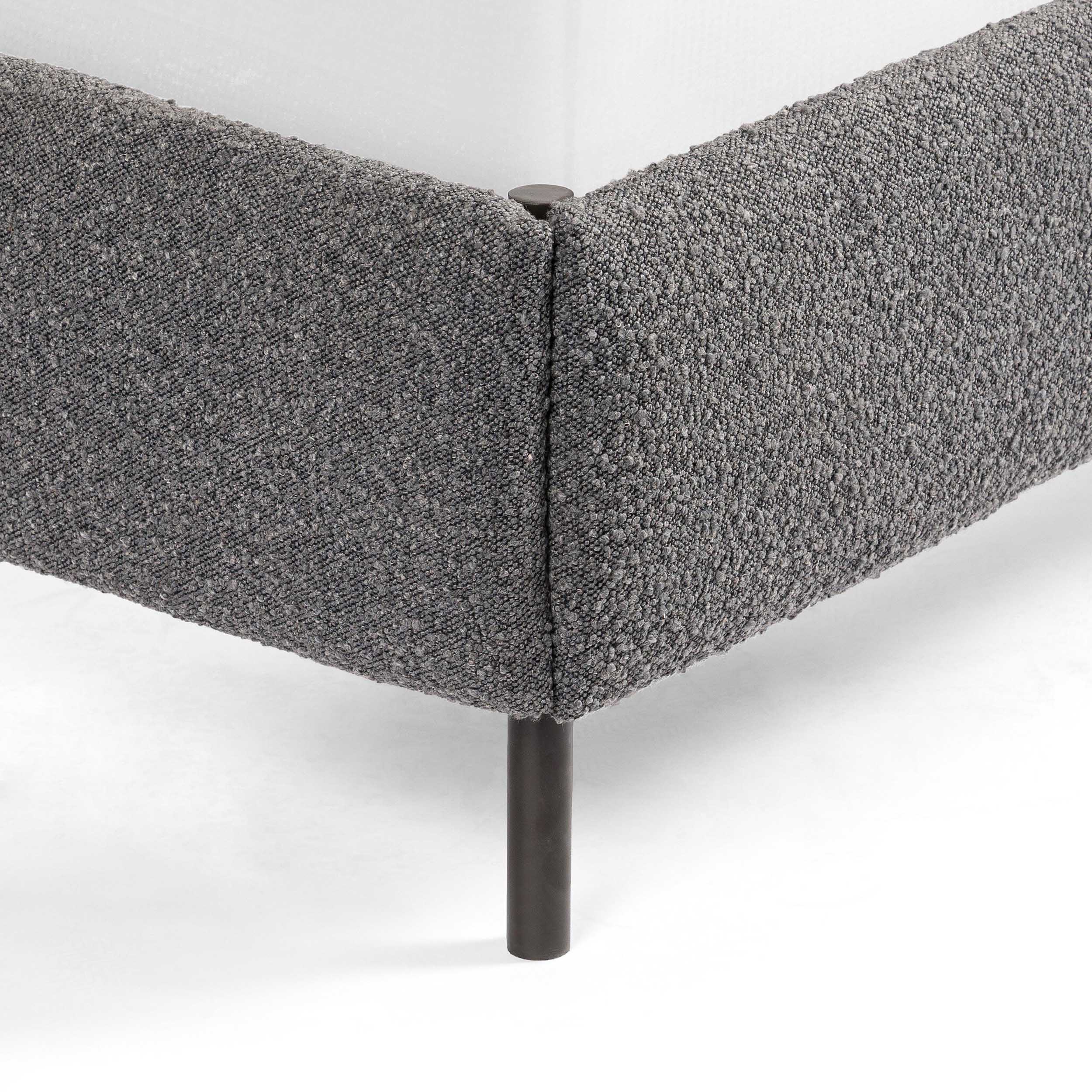 Anderson Bed, Knoll Charcoal