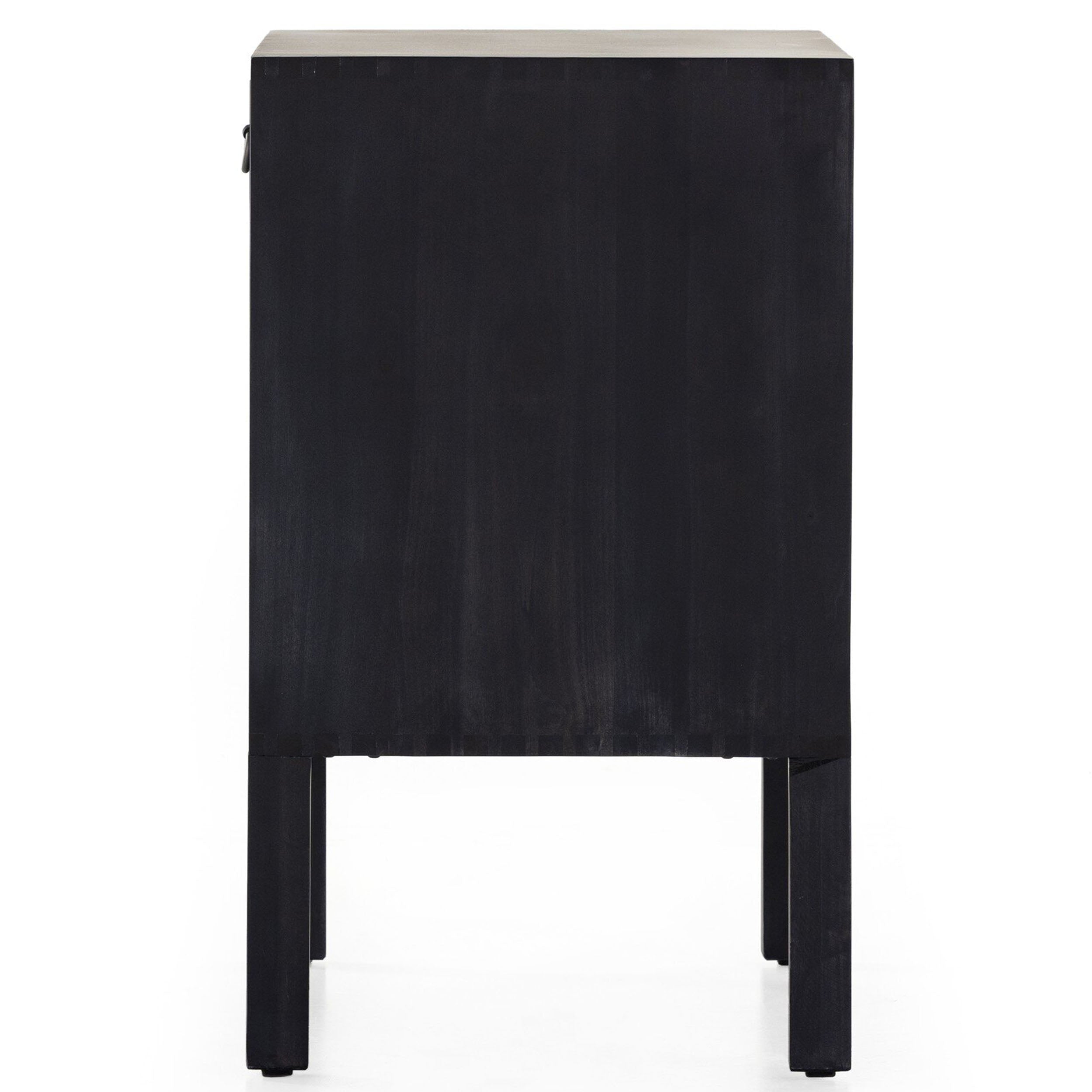 Isador Bar Cabinet, Black Wash Poplar