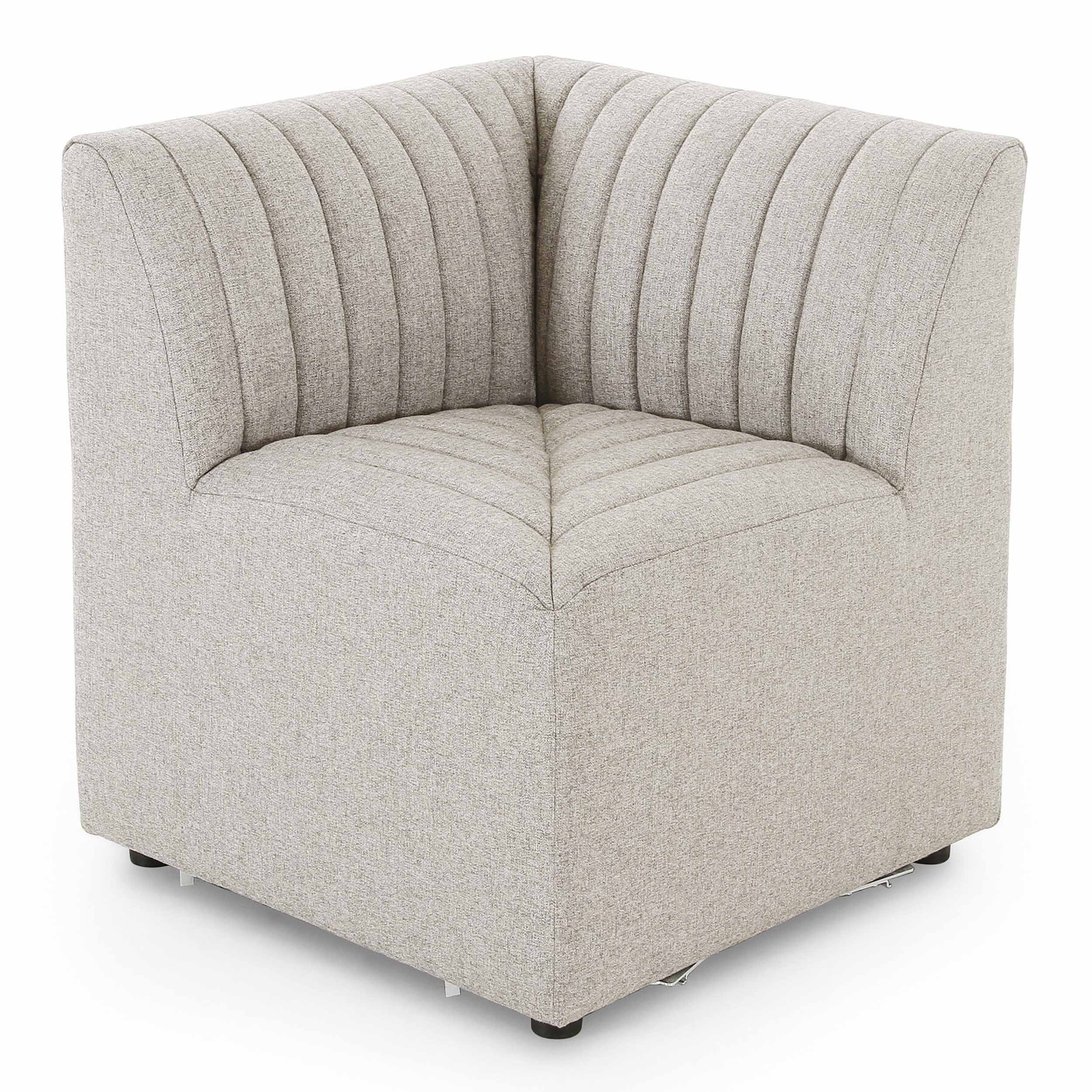 Build Your Own: Augustine Dining Banquette, Orly Natural, Corner Chair