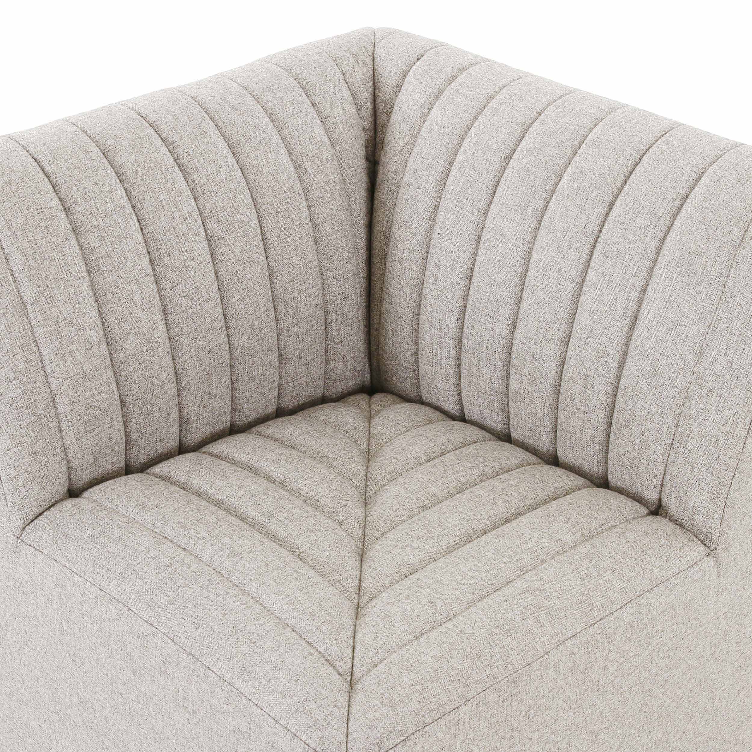 Build Your Own: Augustine Dining Banquette, Orly Natural, Corner Chair