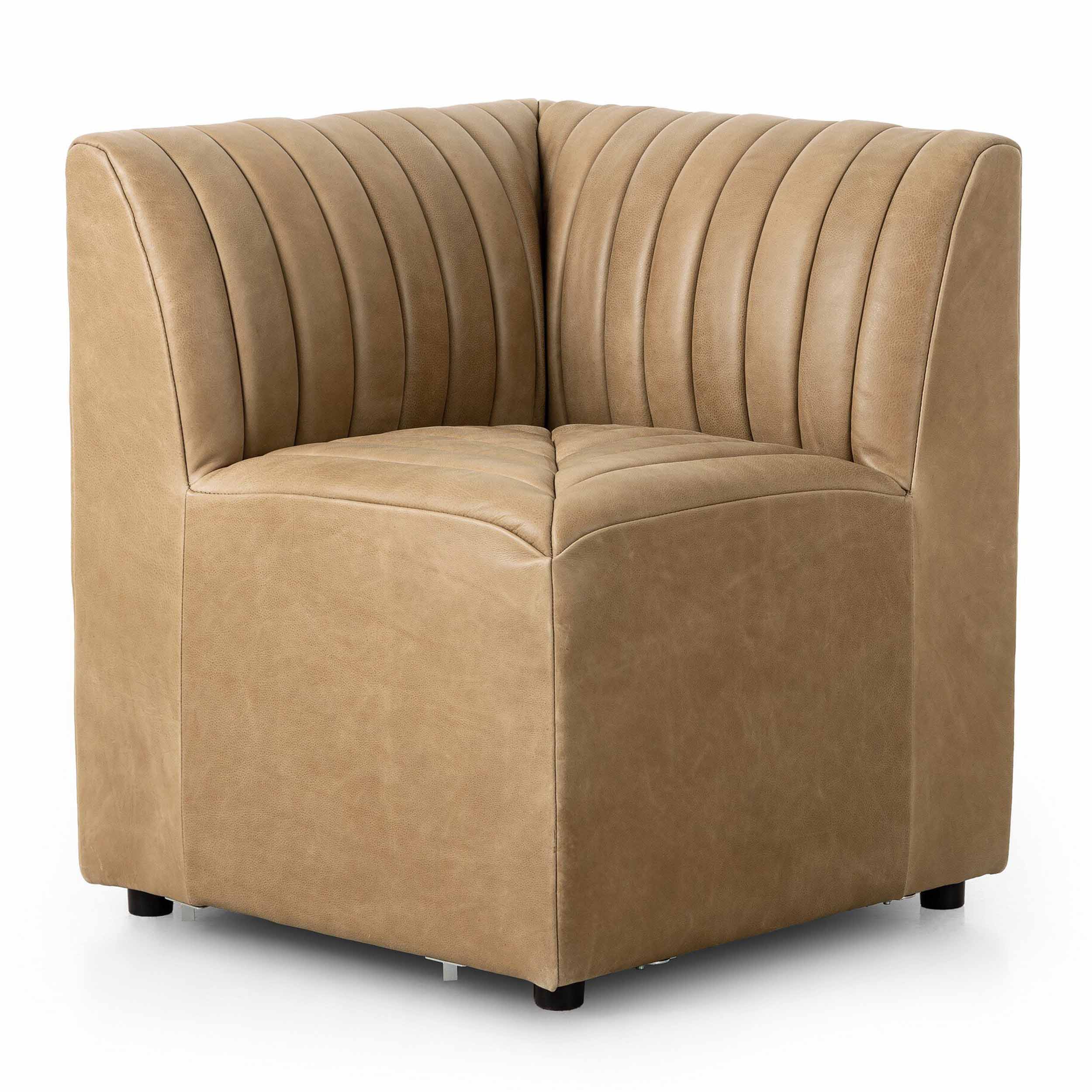 Build Your Own: Augustine Dining Banquette, Palermo Drift, Corner Chair
