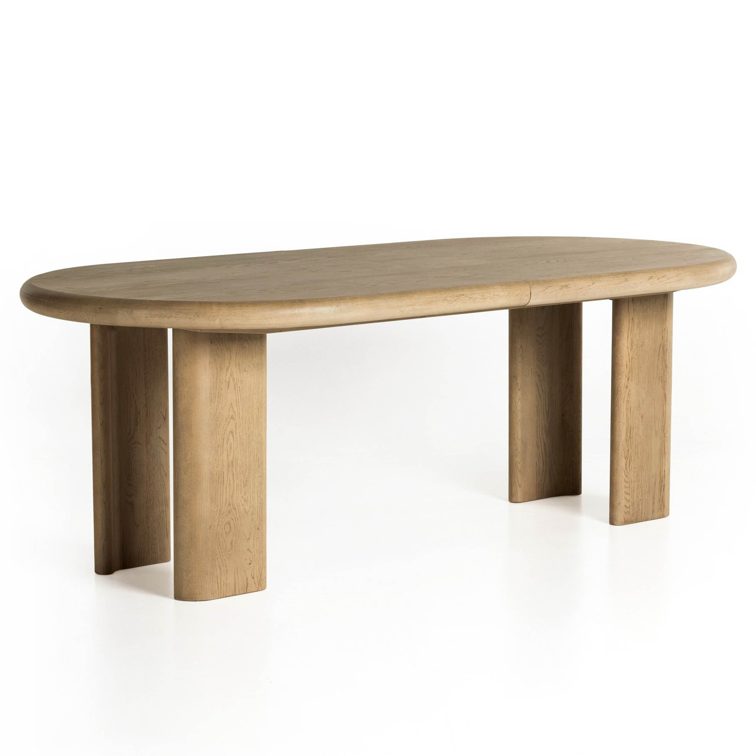 Jaylen Extension Dining Table, Light Oak Veneer