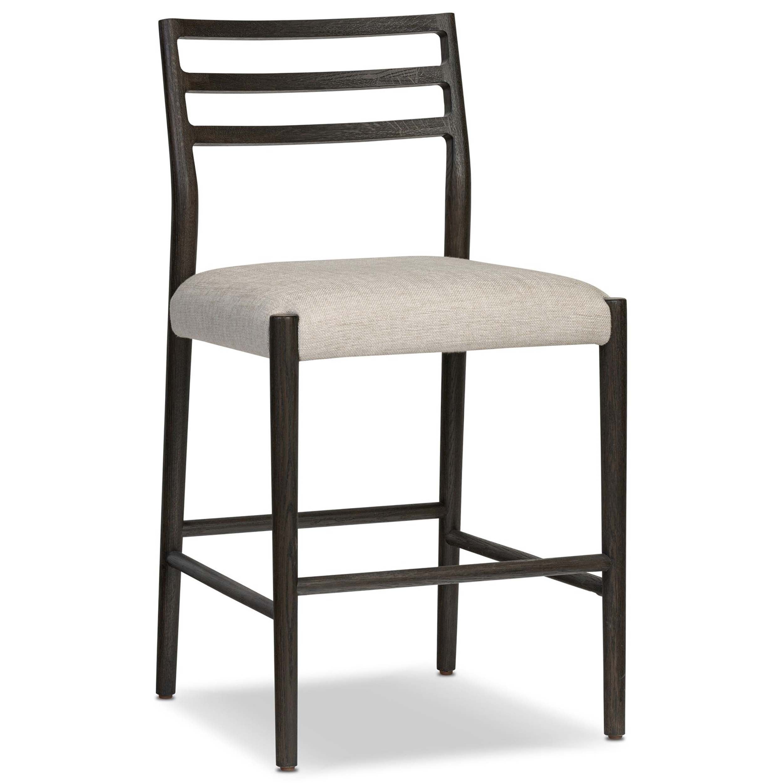 Glenmore Bar + Counter Stool, Essence Natural, Light Carbon