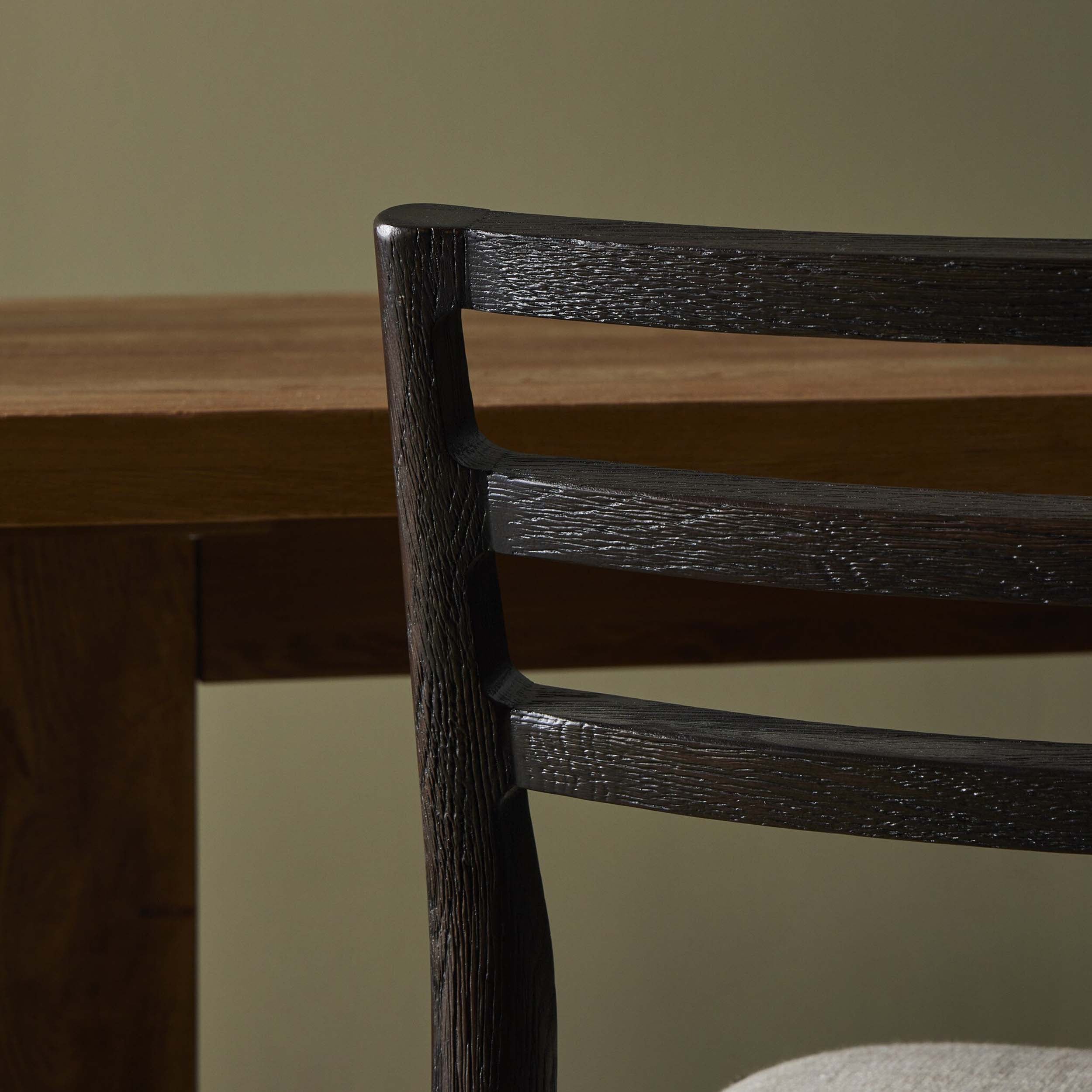 Glenmore Bar + Counter Stool, Essence Natural, Light Carbon