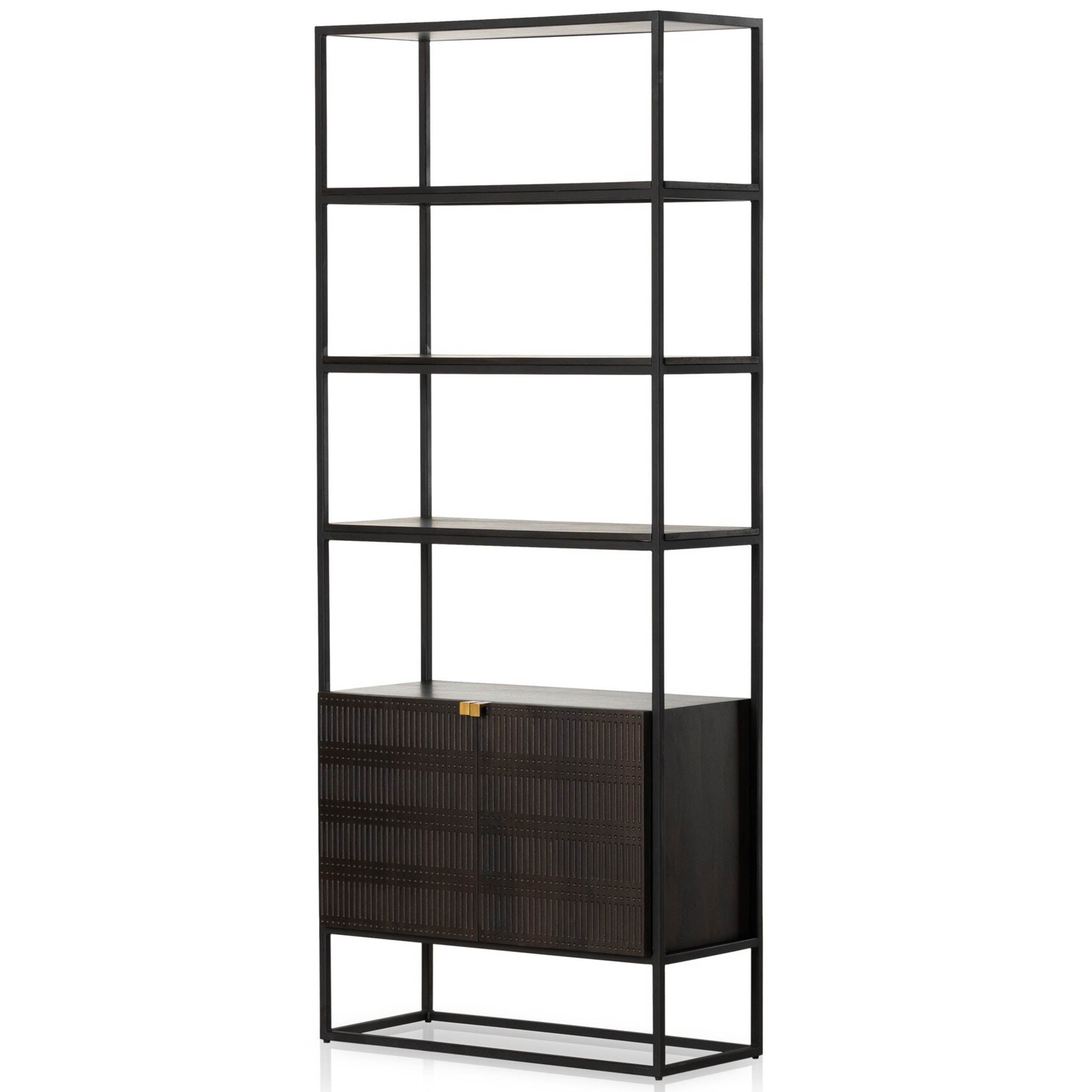 Kelby Bookcase, Gunmetal