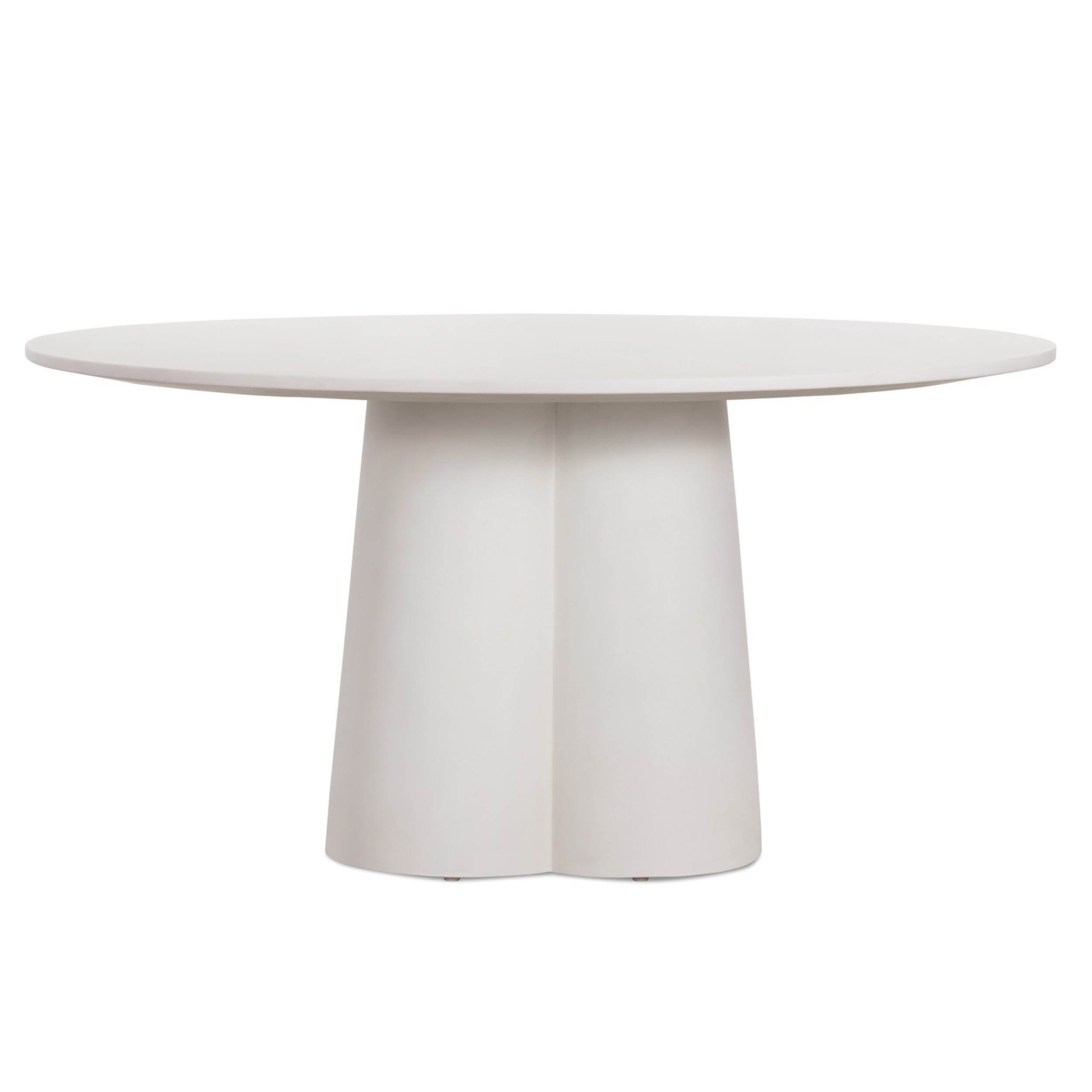 Granada Dining Table, White Concrete