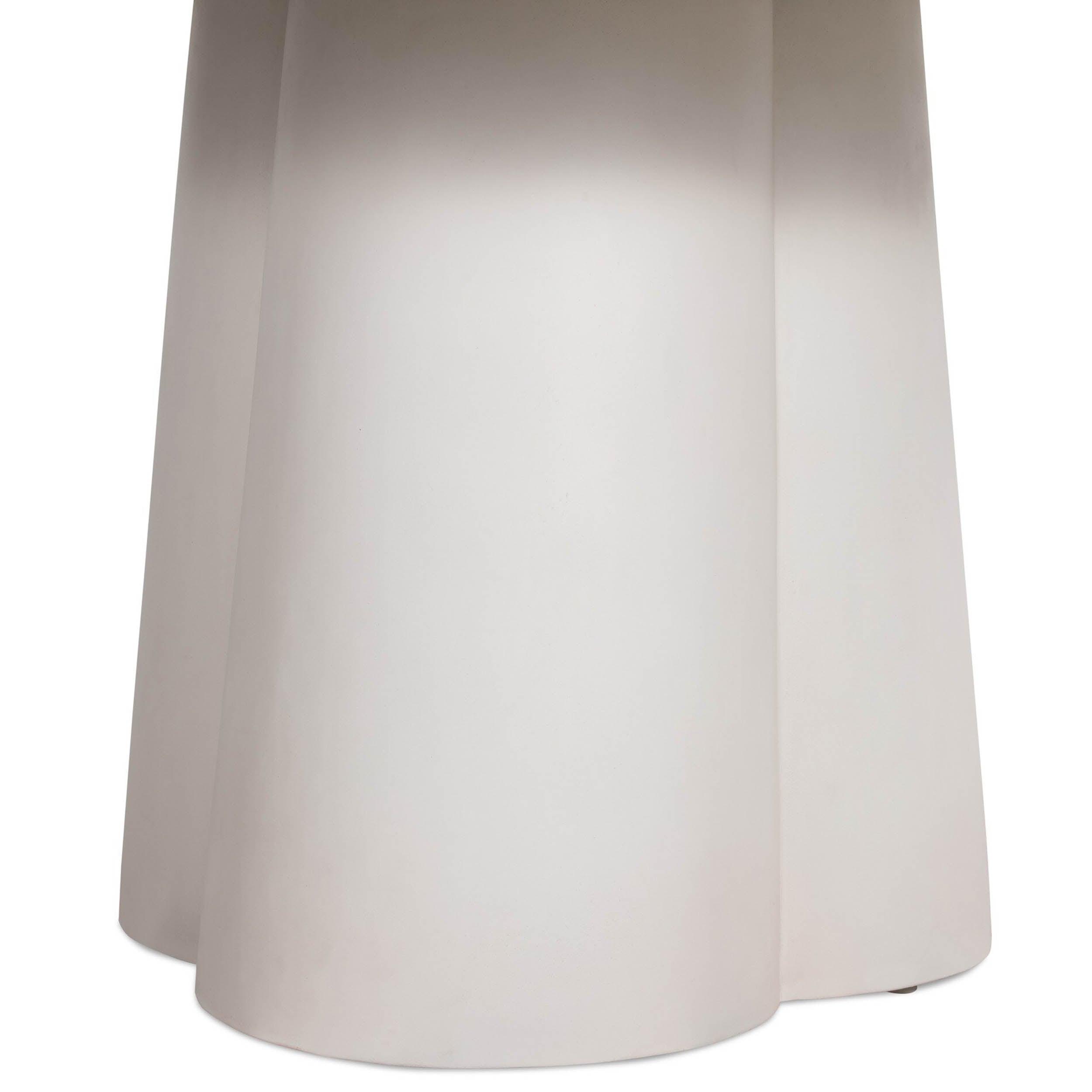 Granada Dining Table, White Concrete