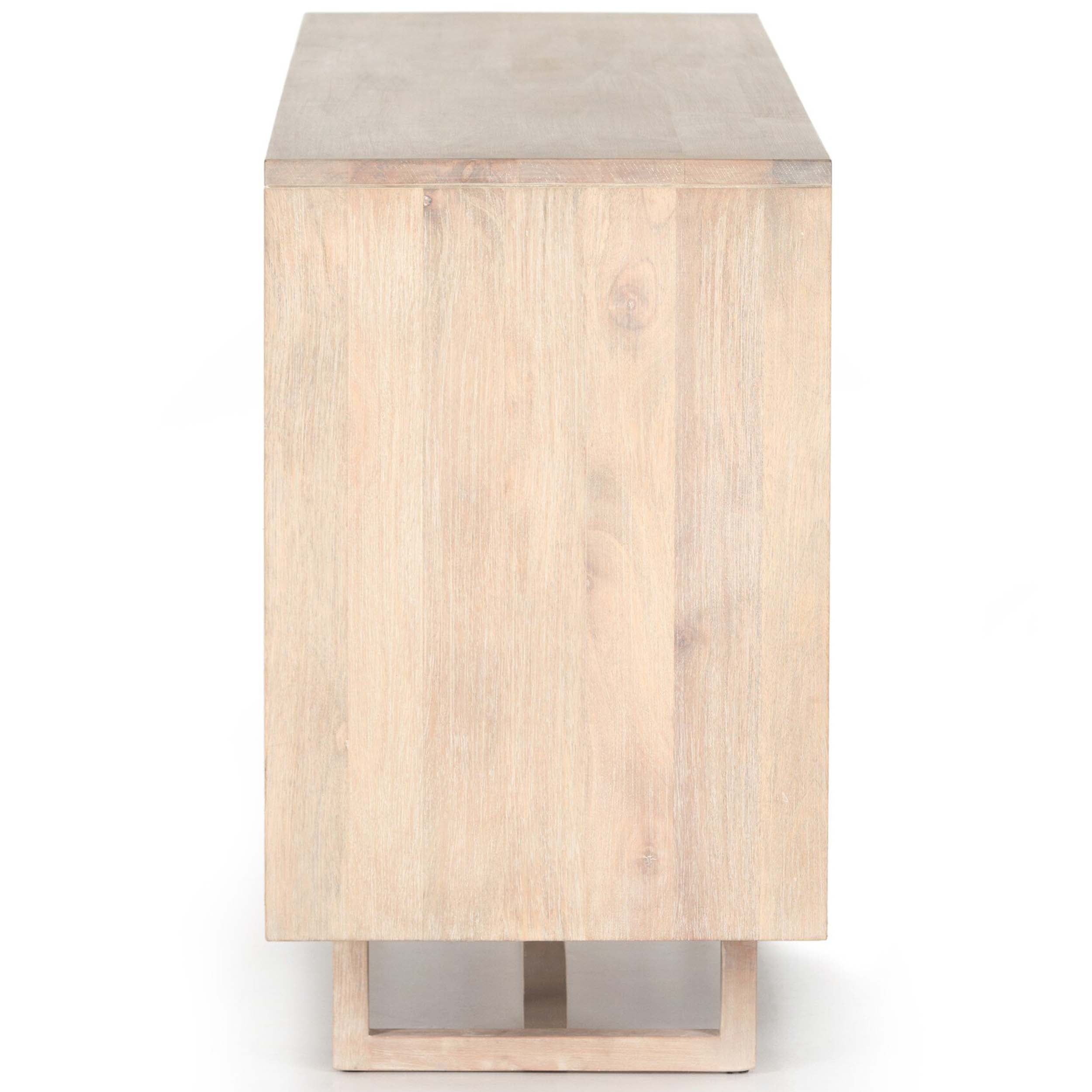 Clarita Sideboard, White Wash Mango